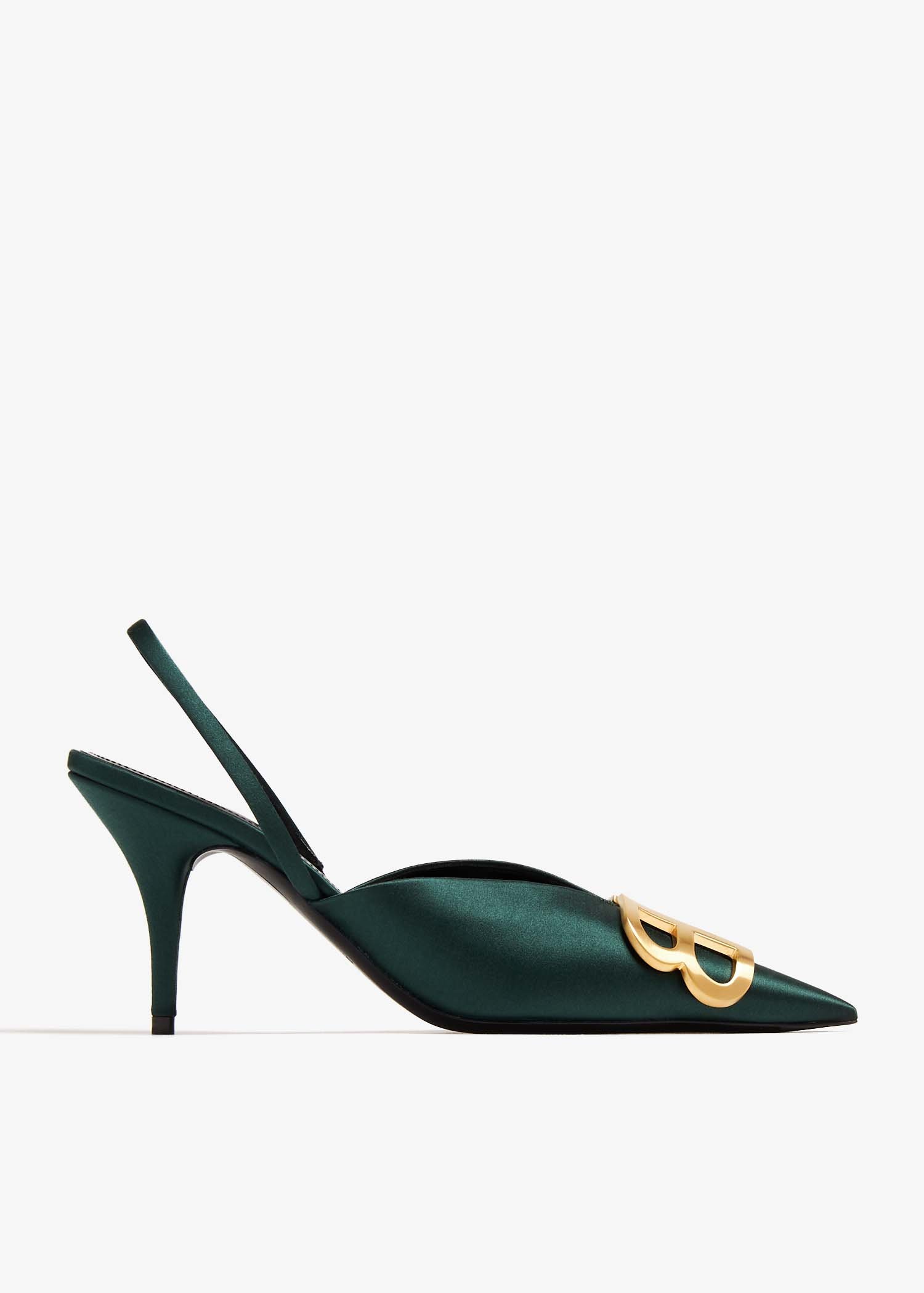 

BB Square Knife slingback pumps, Green