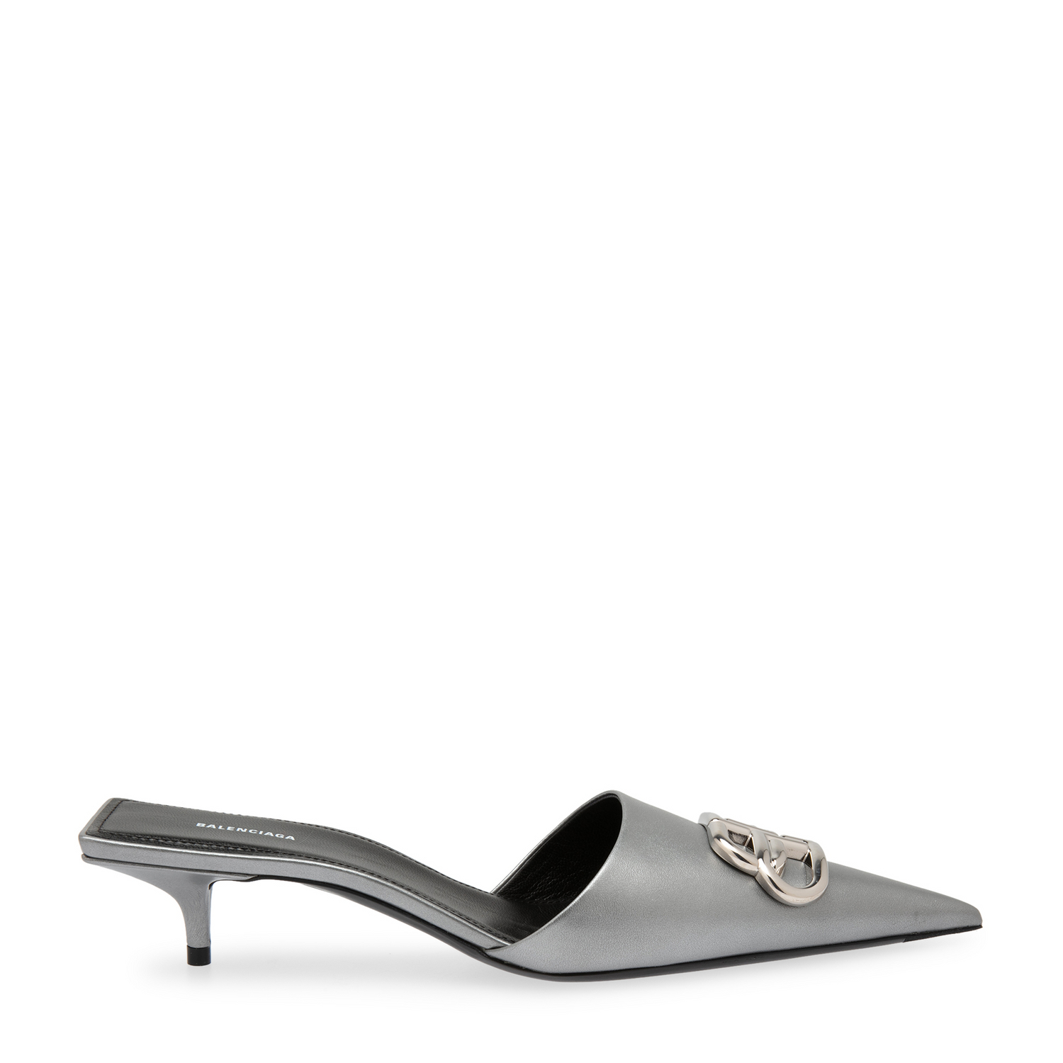 

BB leather mules, Silver