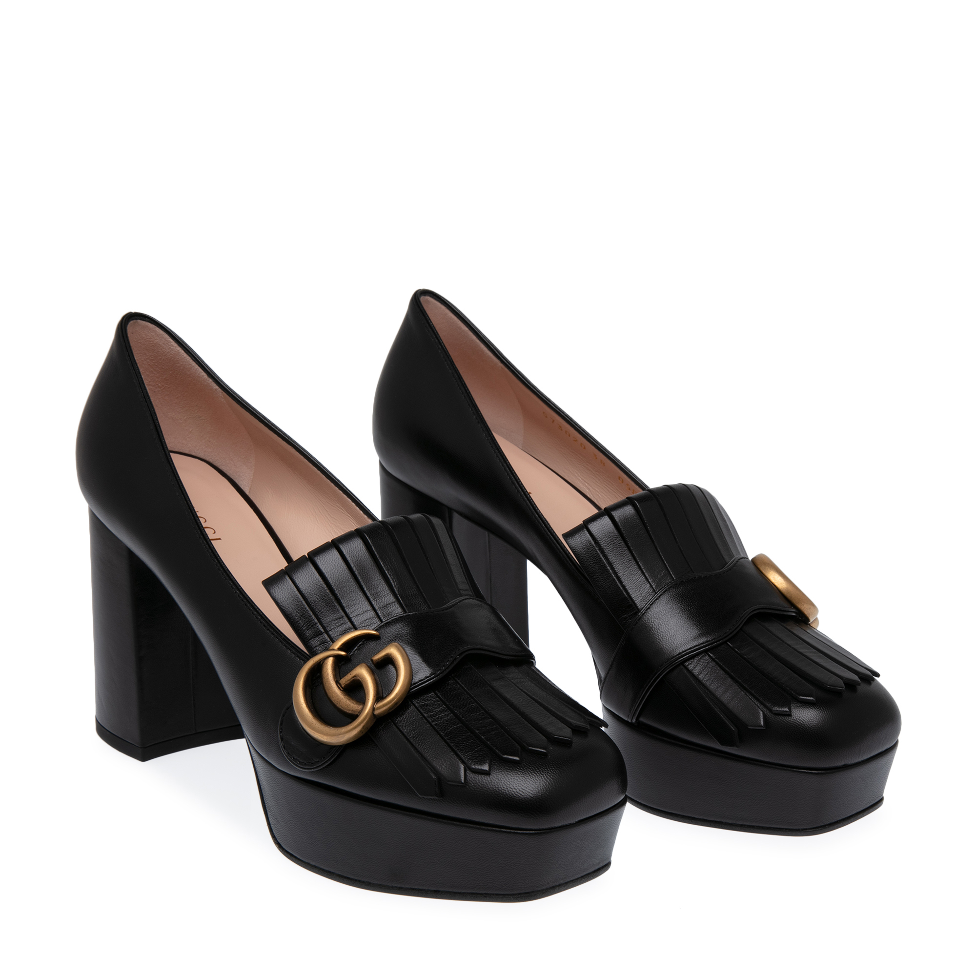 

Marmont moccasin pumps, Black