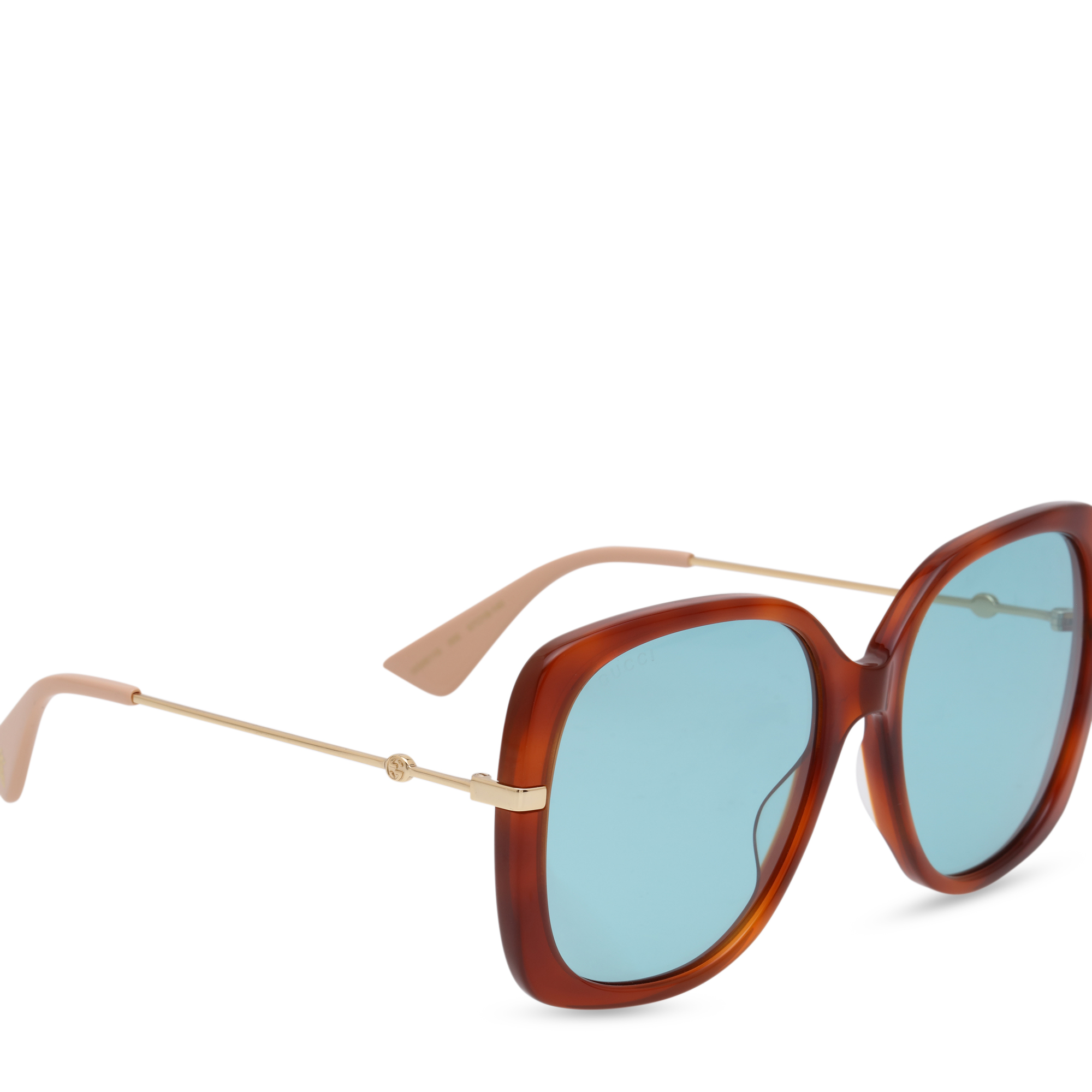 

Square sunglasses, Brown