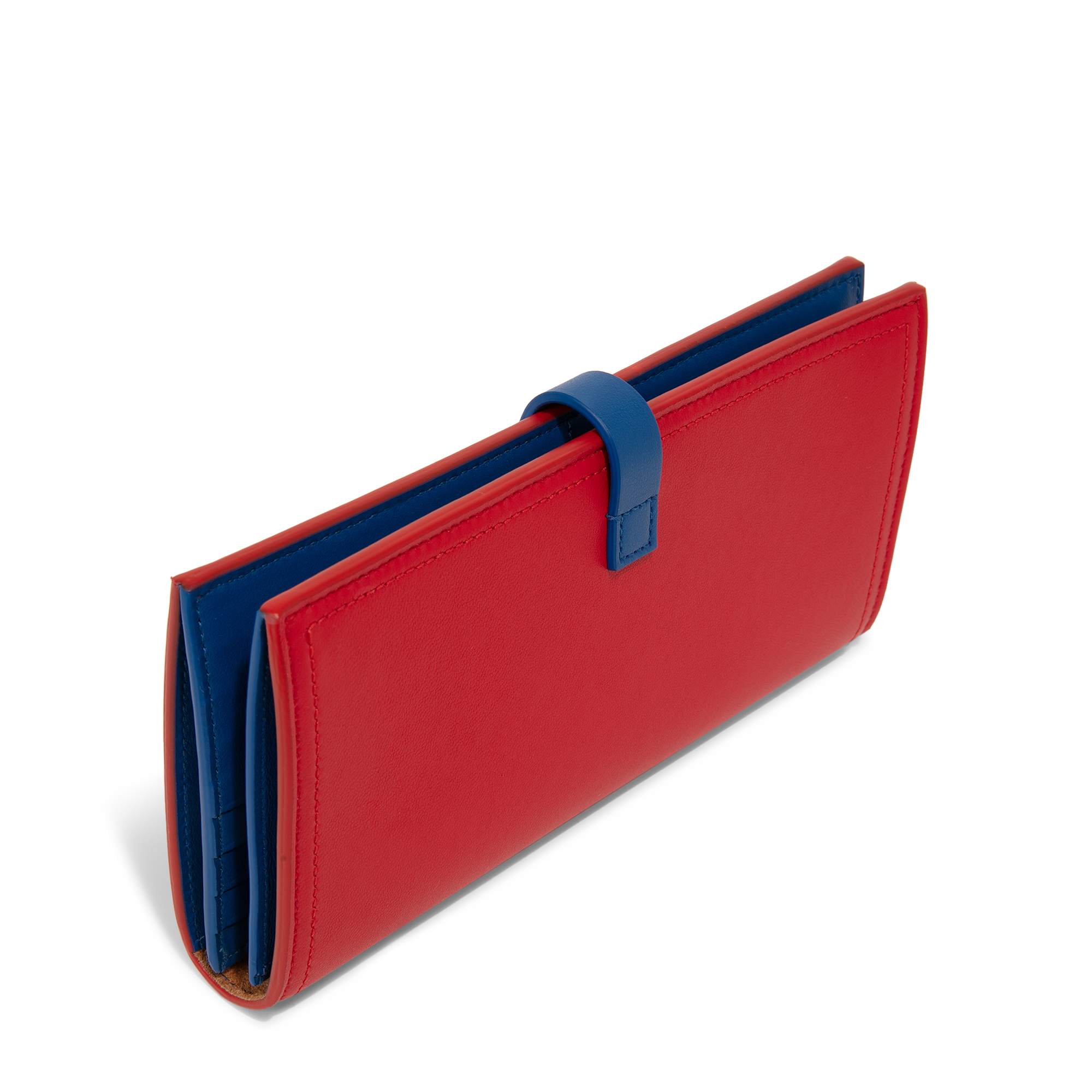 

Leather continental wallet, Red
