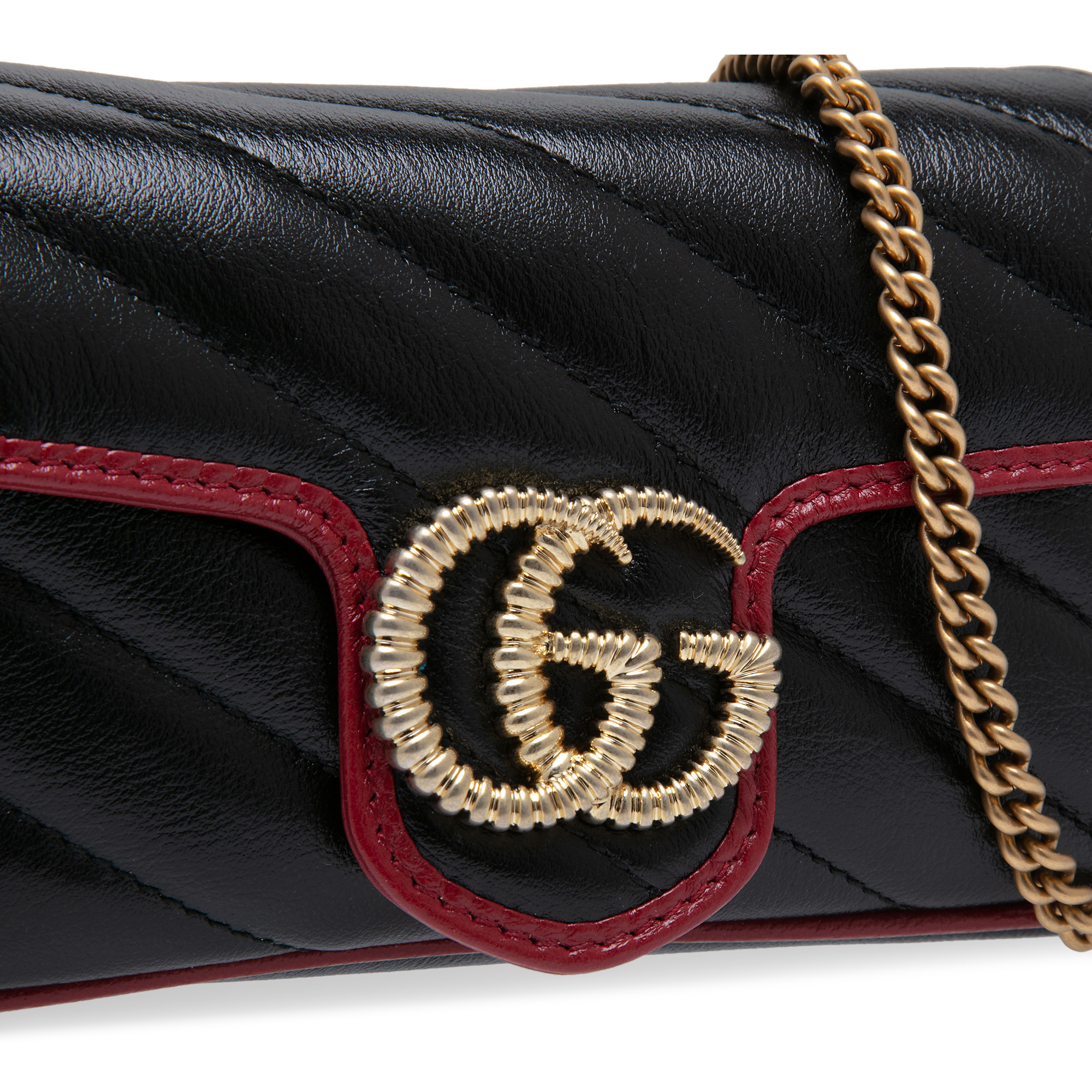 

GG Marmont super mini bag, Black