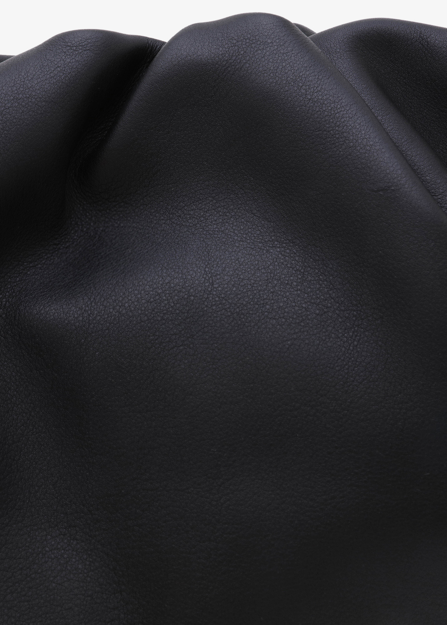 

Leather Pouch clutch, Black