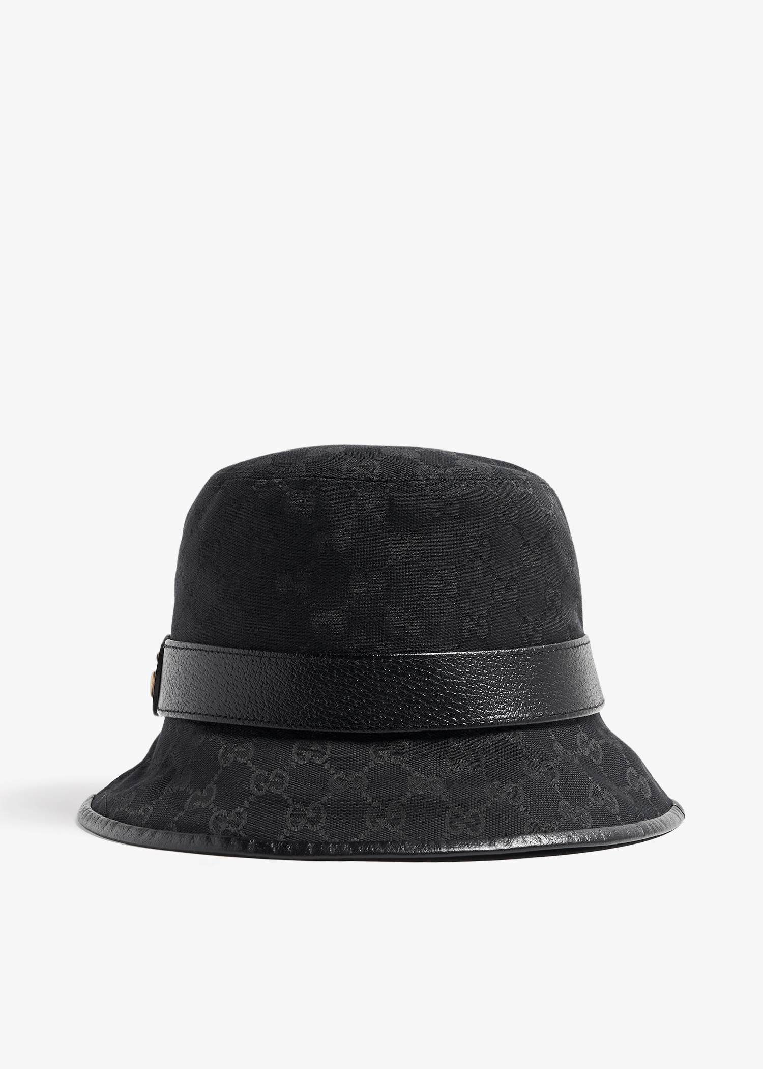 

GG Canvas bucket hat, Black