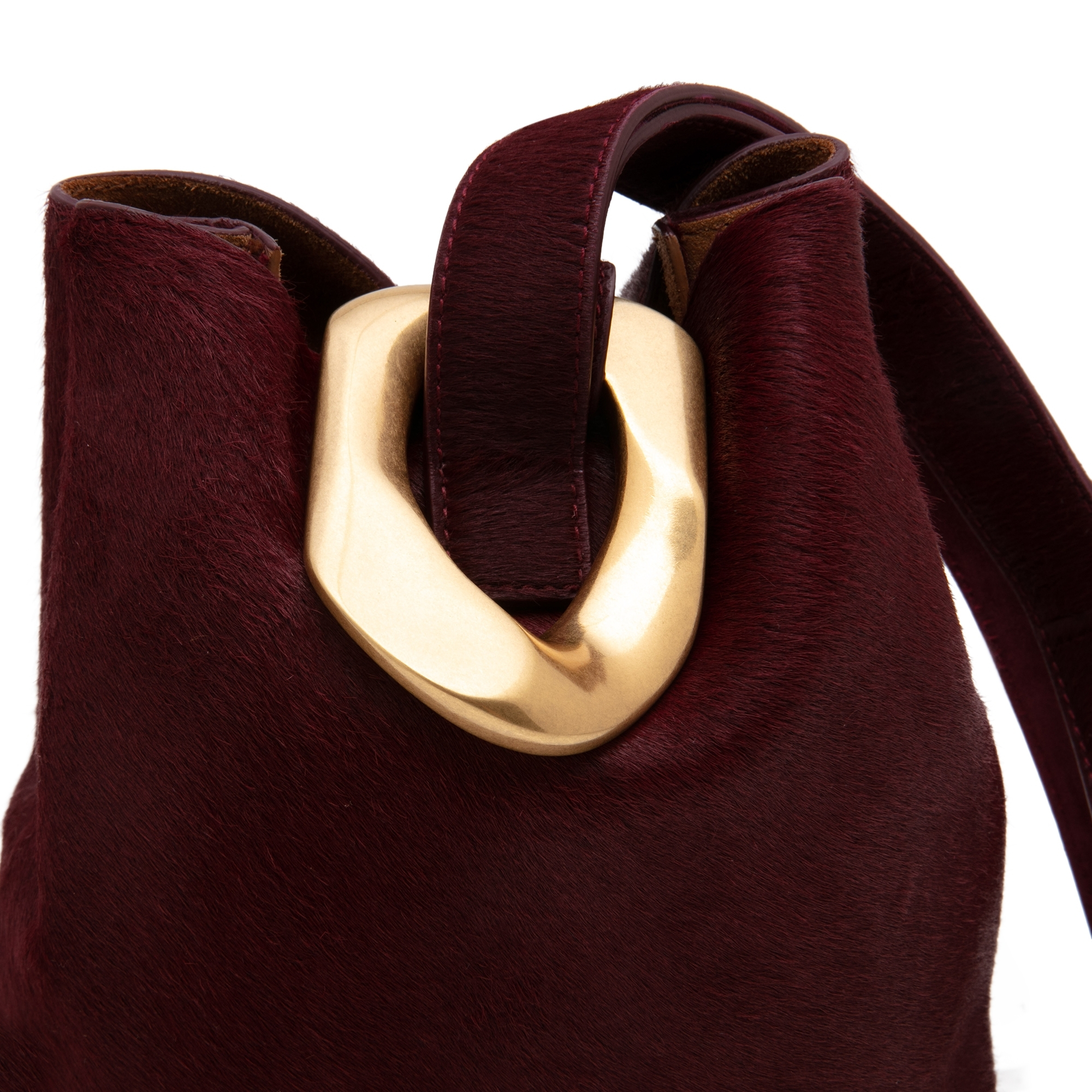 

Nappa drop bag, Red