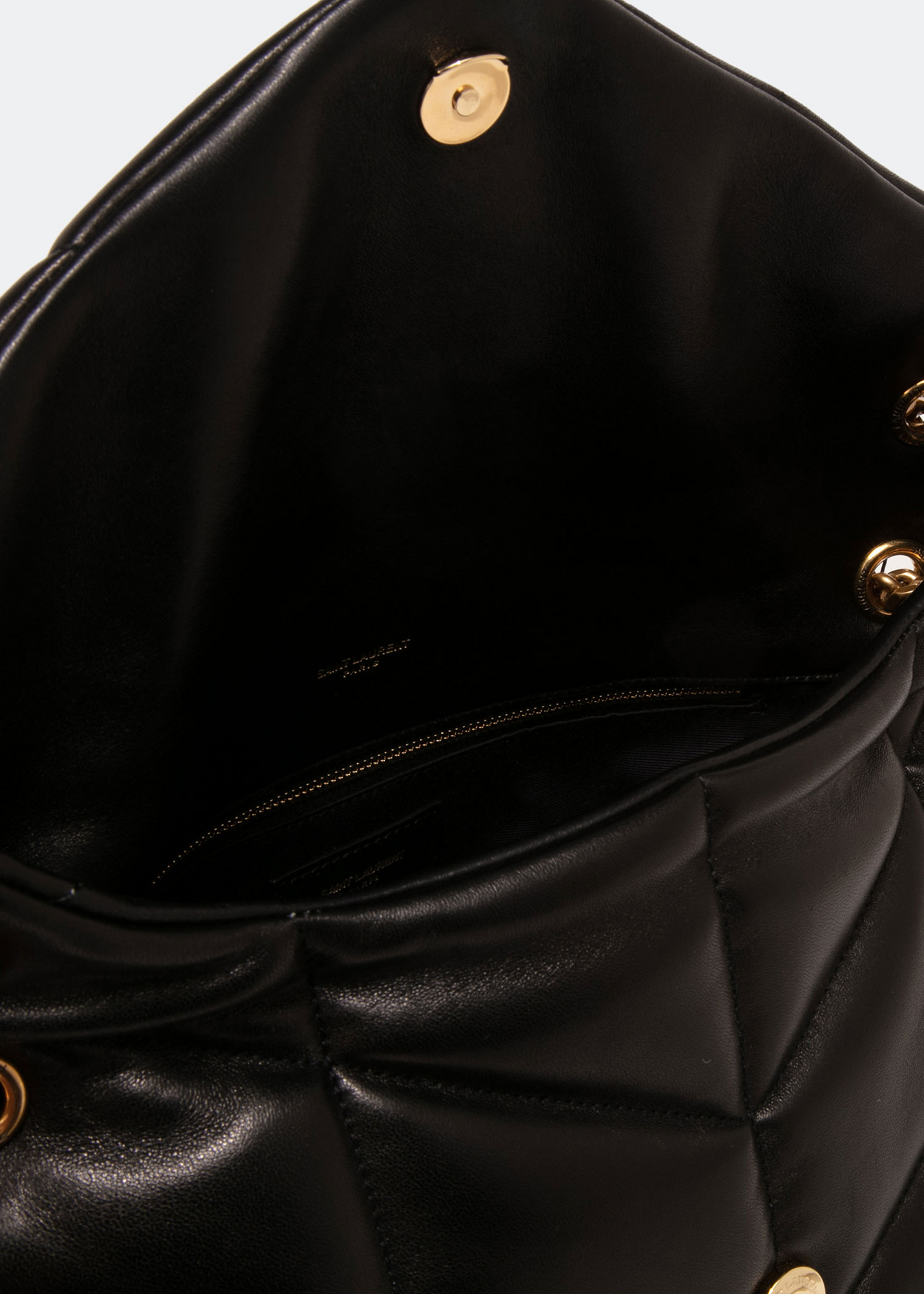 

Loulou Puffer medium chain bag, Black