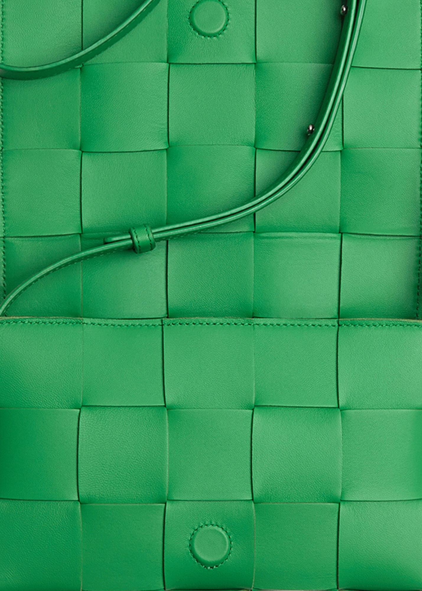 

Maxi Intreccio Cassette bag, Green