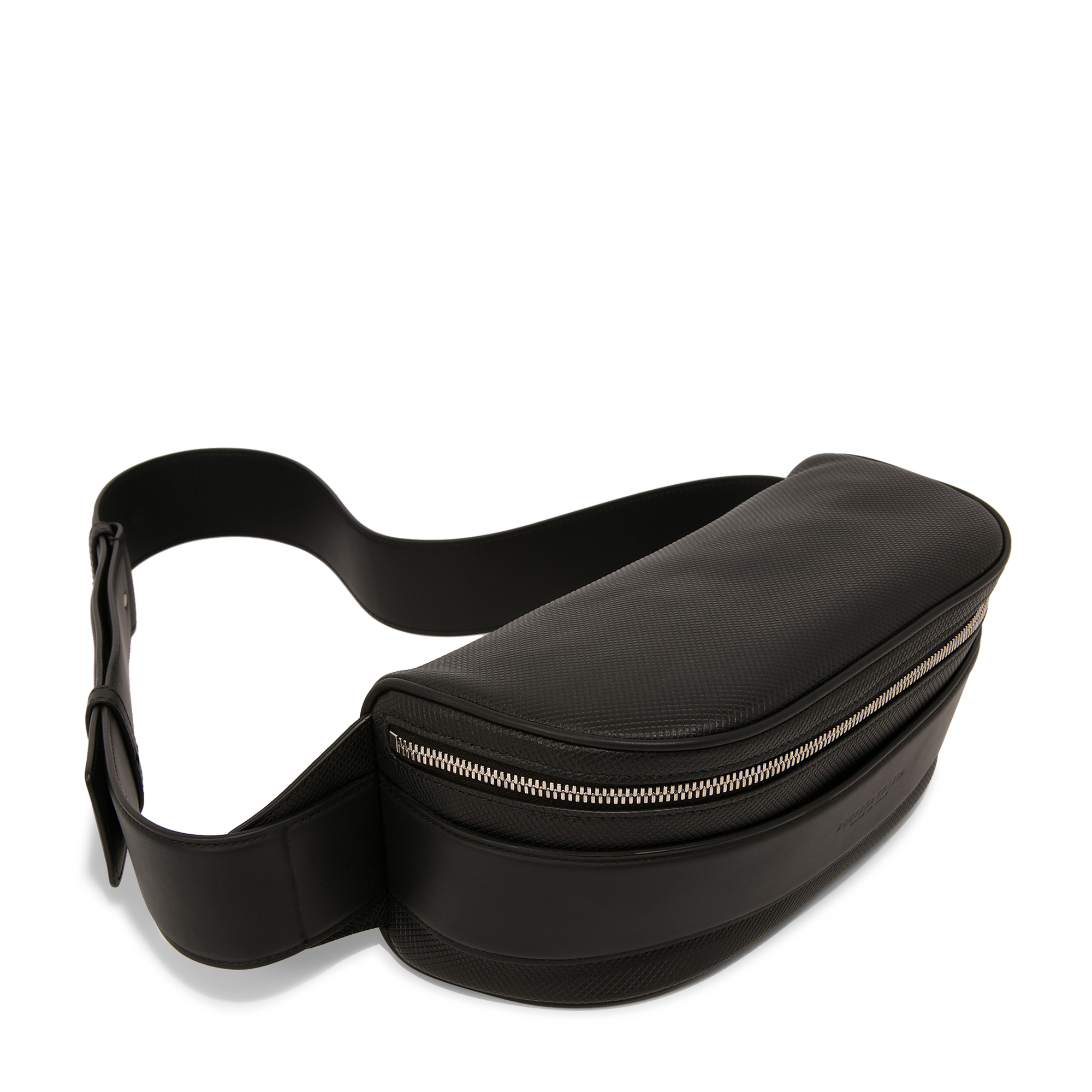 

Leather belt bag, Black