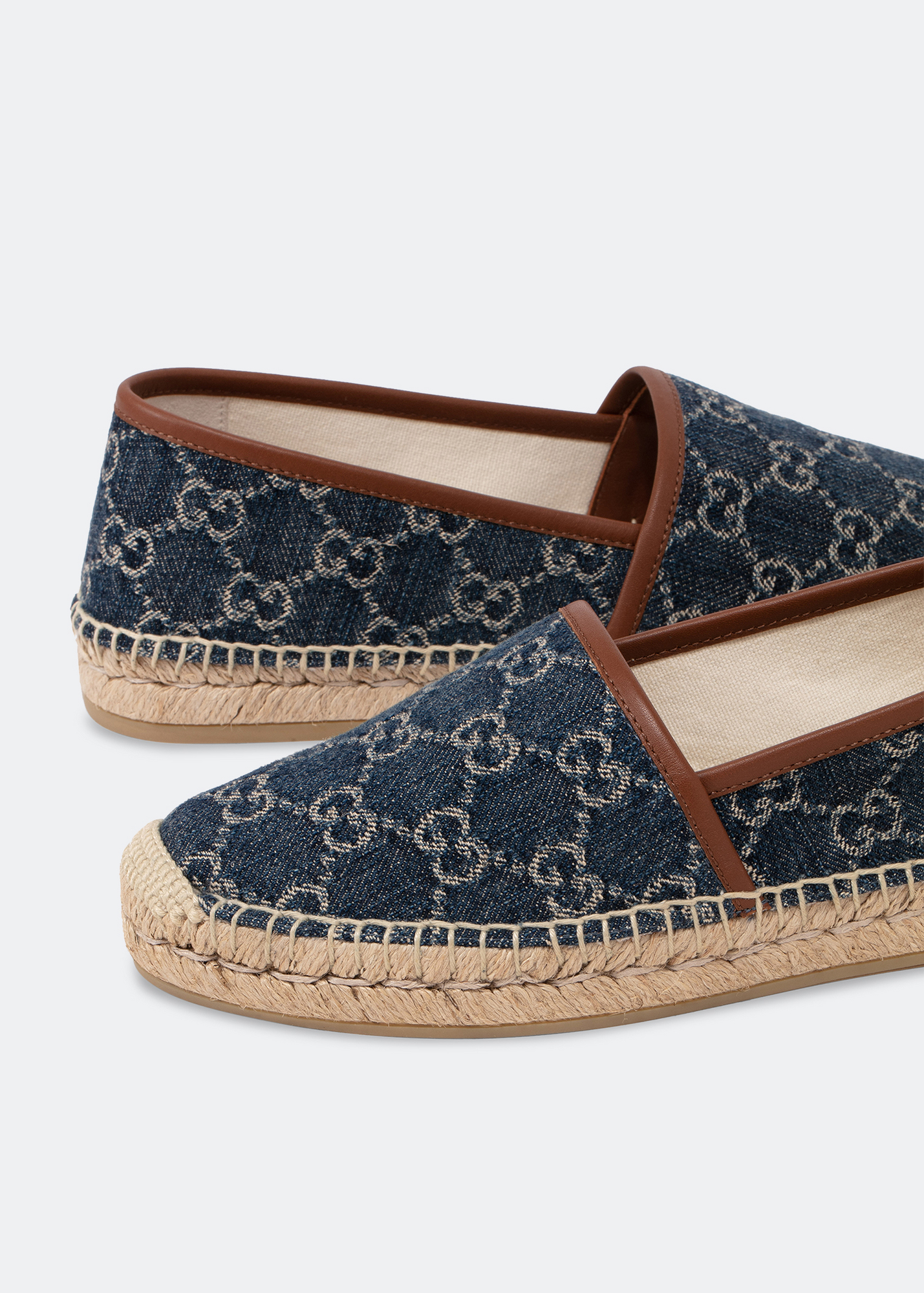 

Jacquard espadrilles, Blue