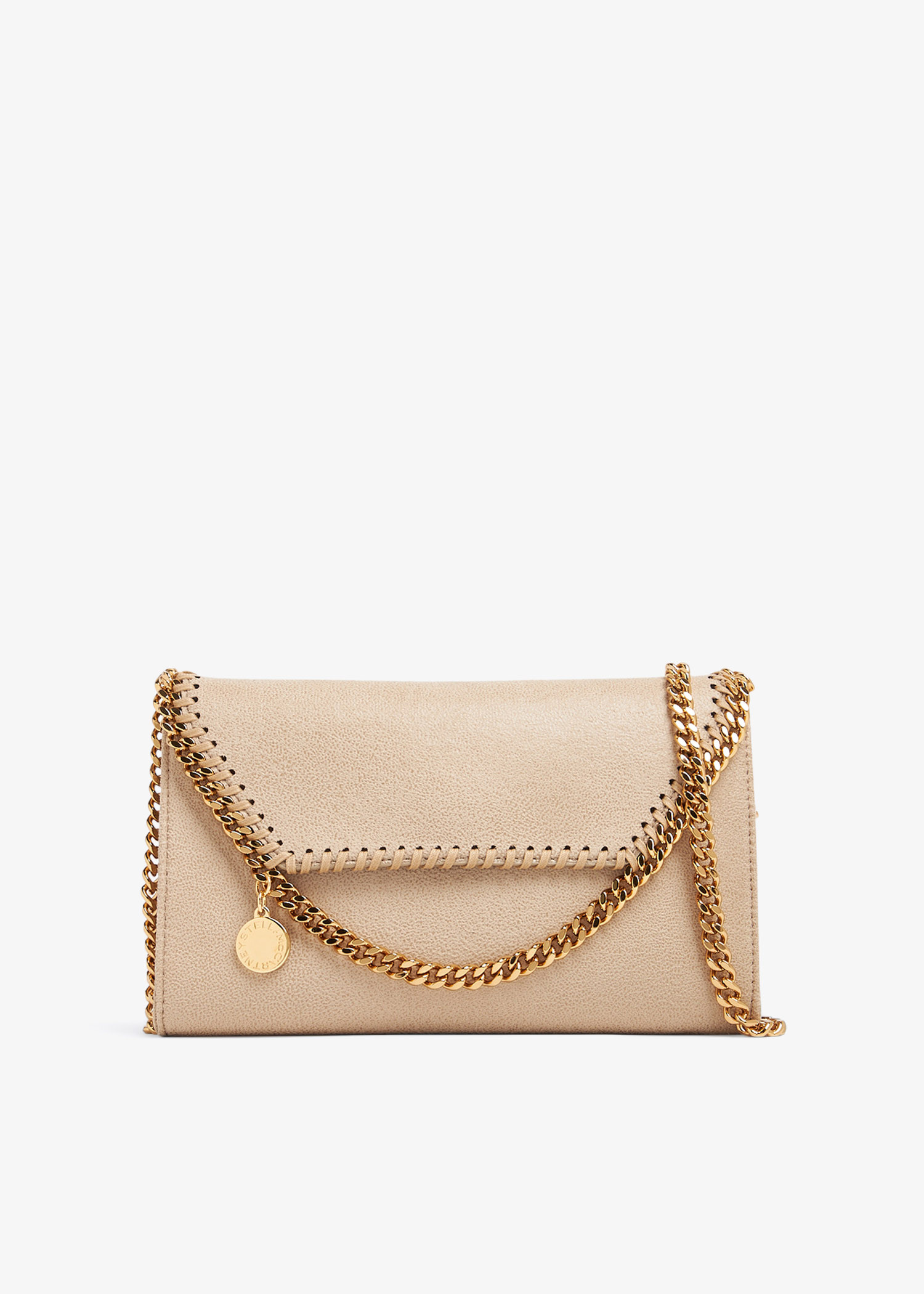 

Falabella wallet crossbody bag, Beige
