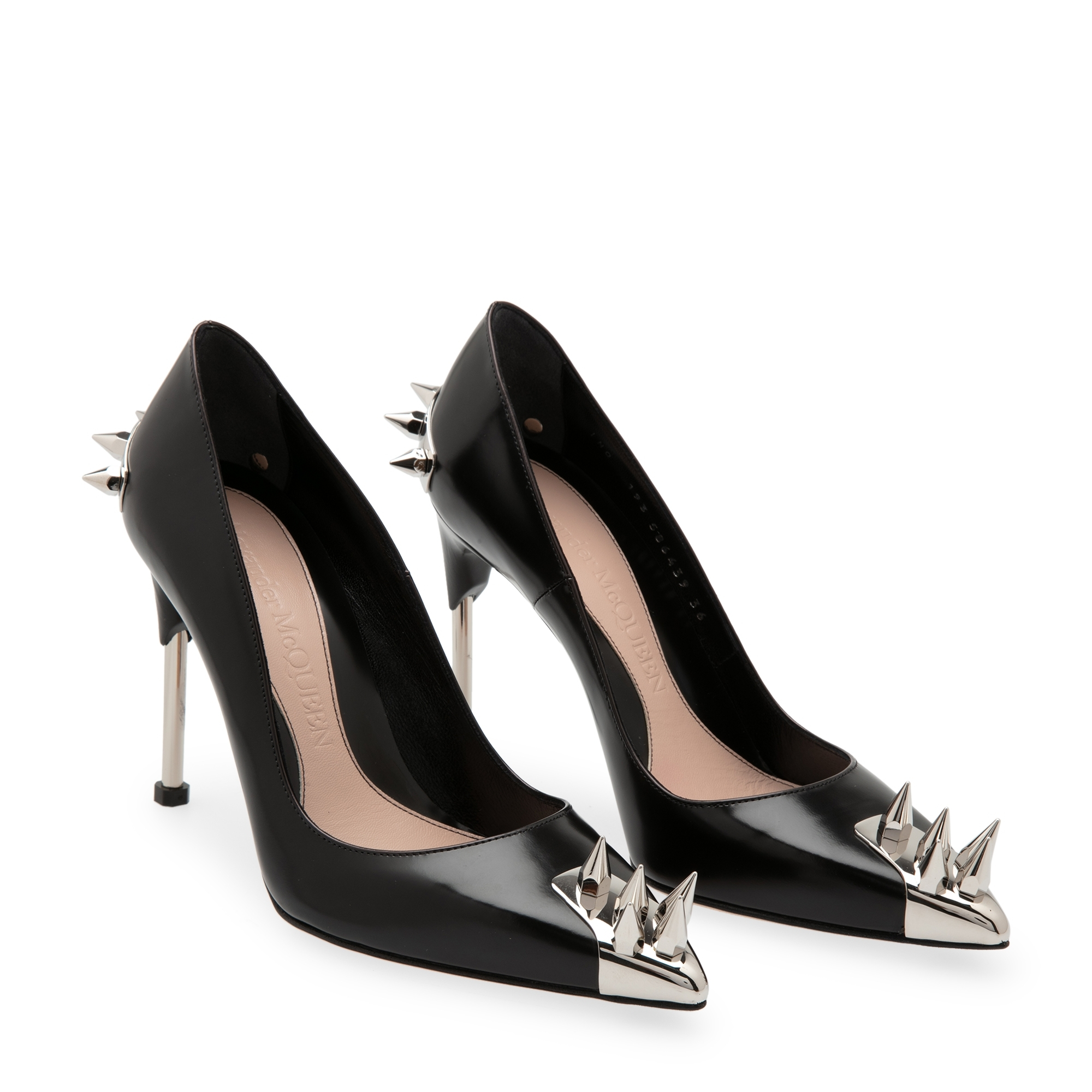 

Stud-embellished pumps, Black