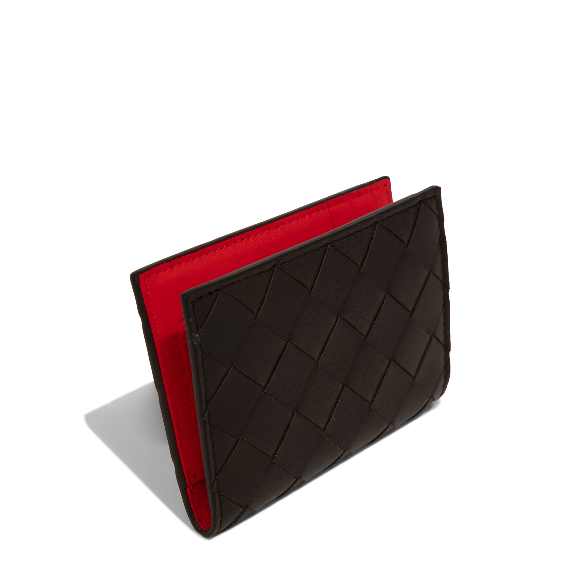 

Intrecciato bi-fold wallet, Black