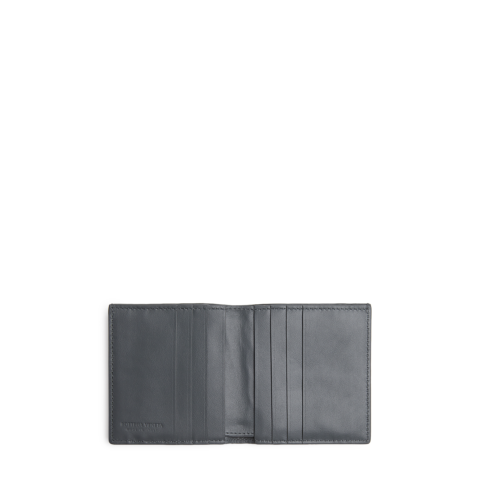 

Intrecciato bi-fold wallet, Grey