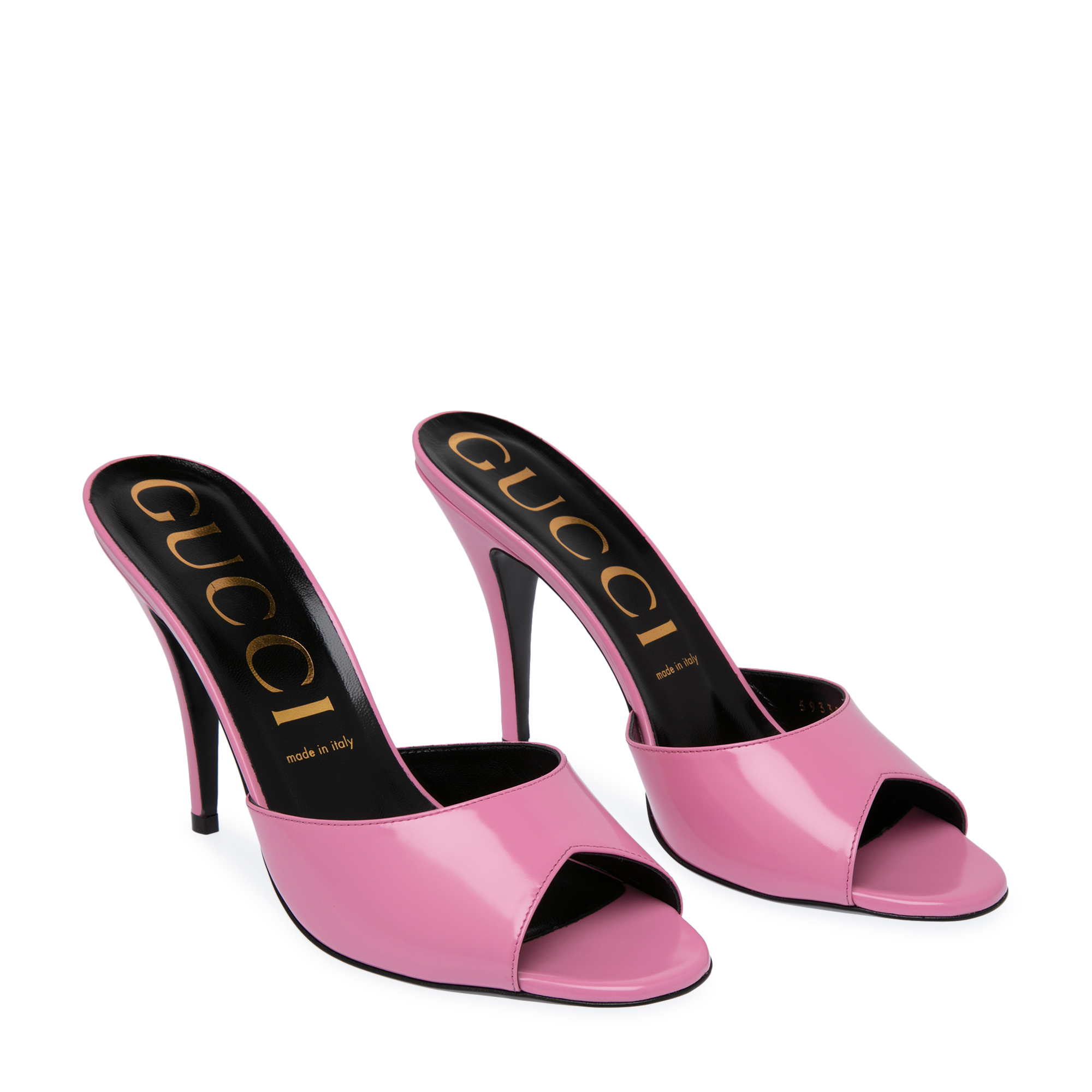 

Leather high-heel sandals, Pink