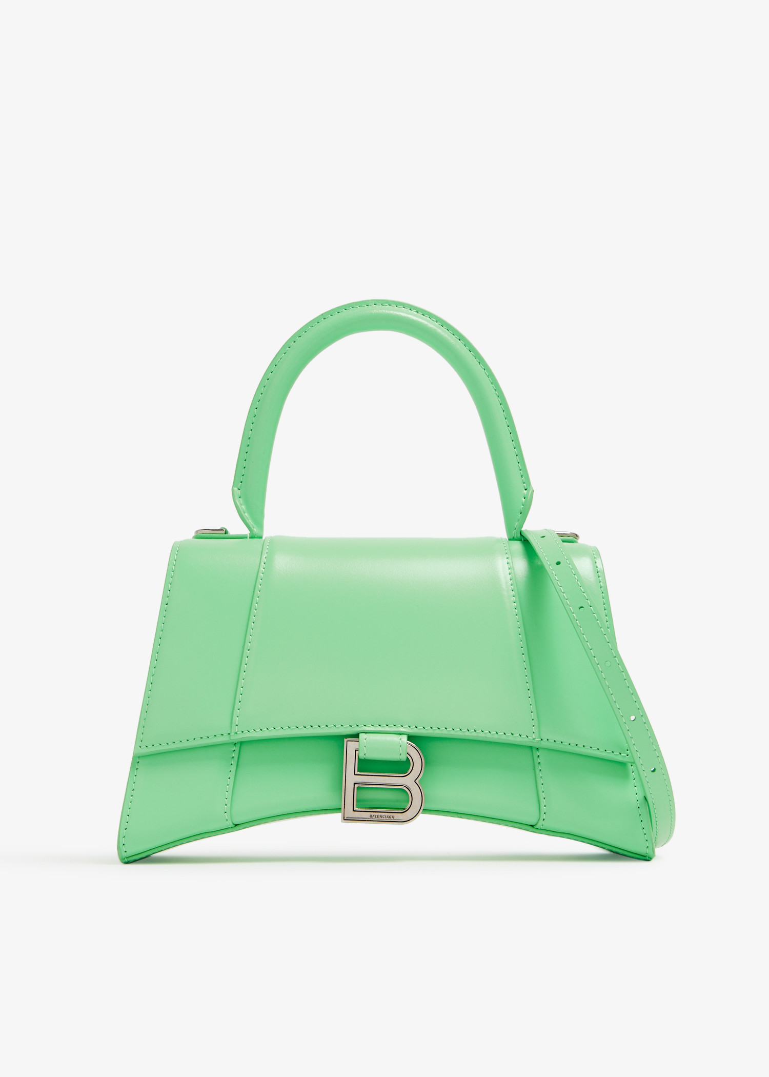 

Hourglass S top handle bag, Green