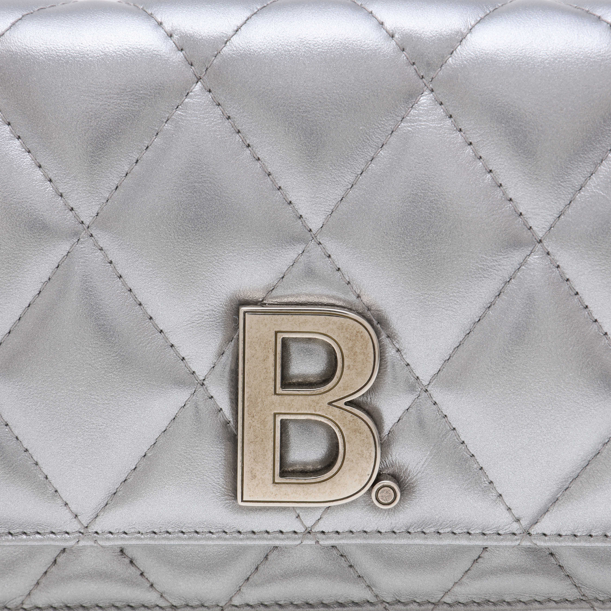 

B. chain wallet, Silver