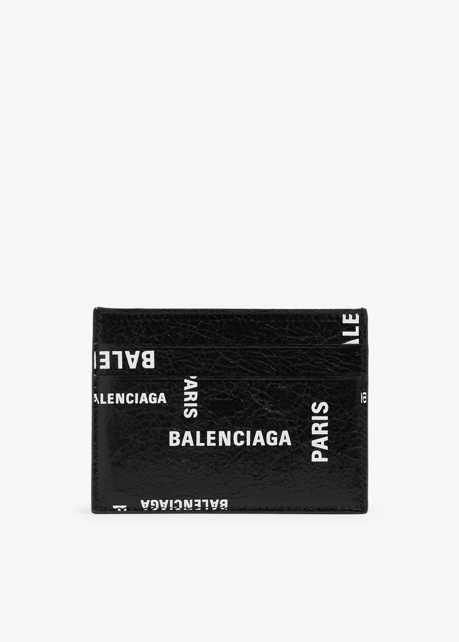 

Logo cash card holder, Black