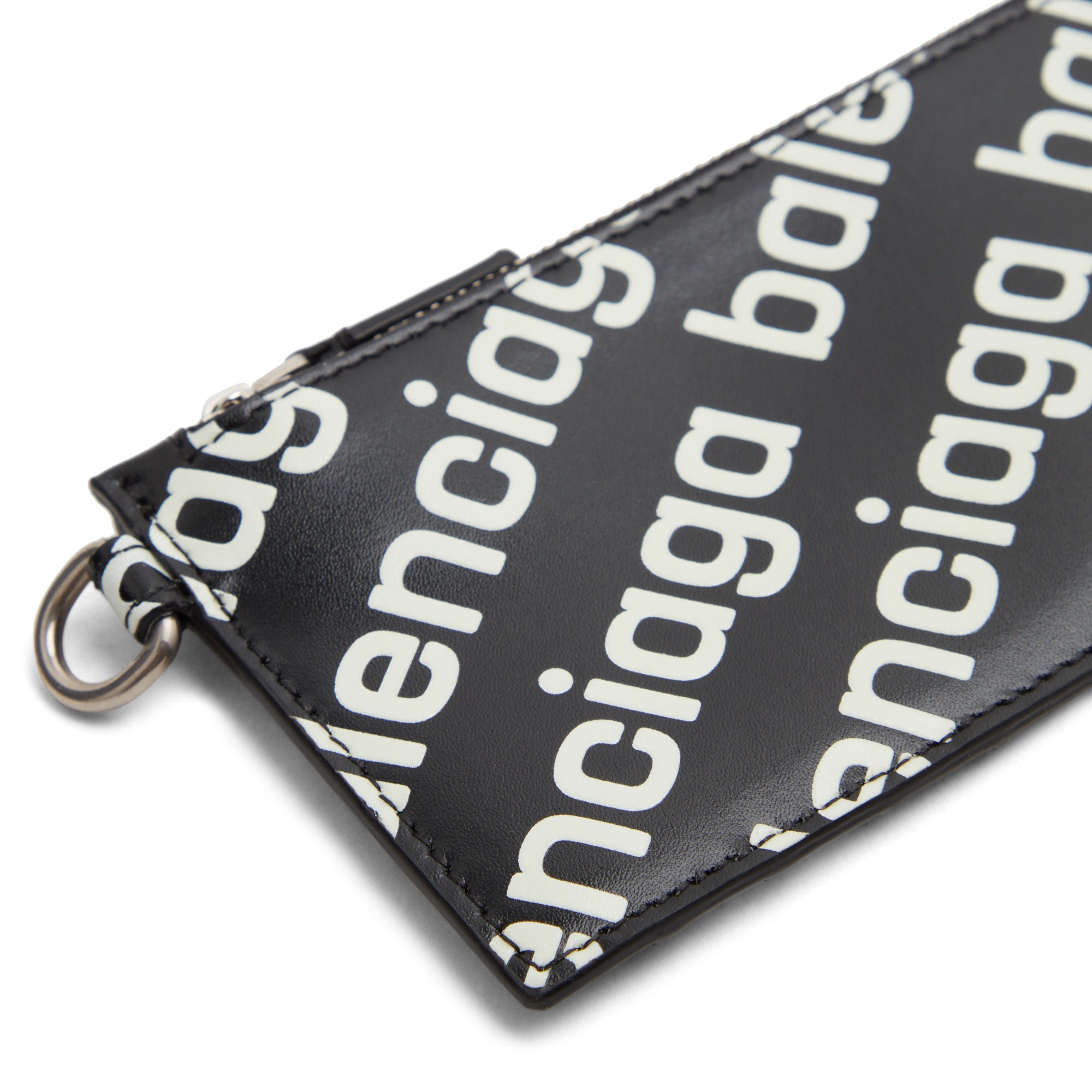 

Cash card holder on keyring, Black