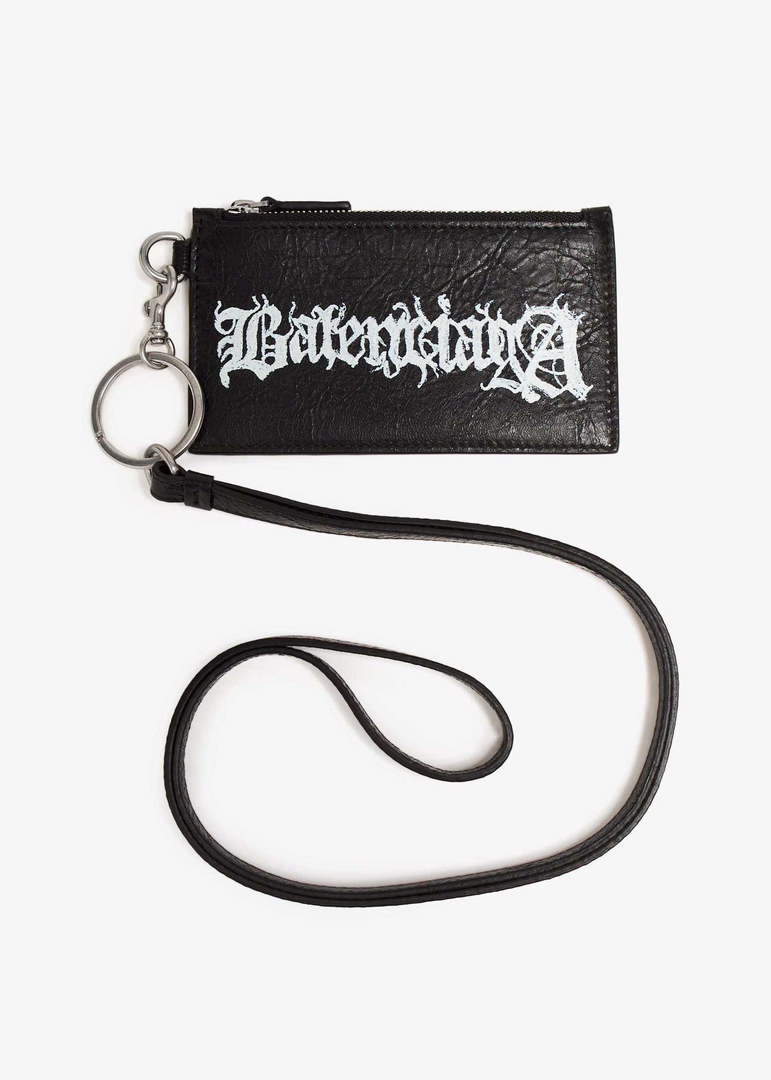 

DIY metal card case on keyring, Black