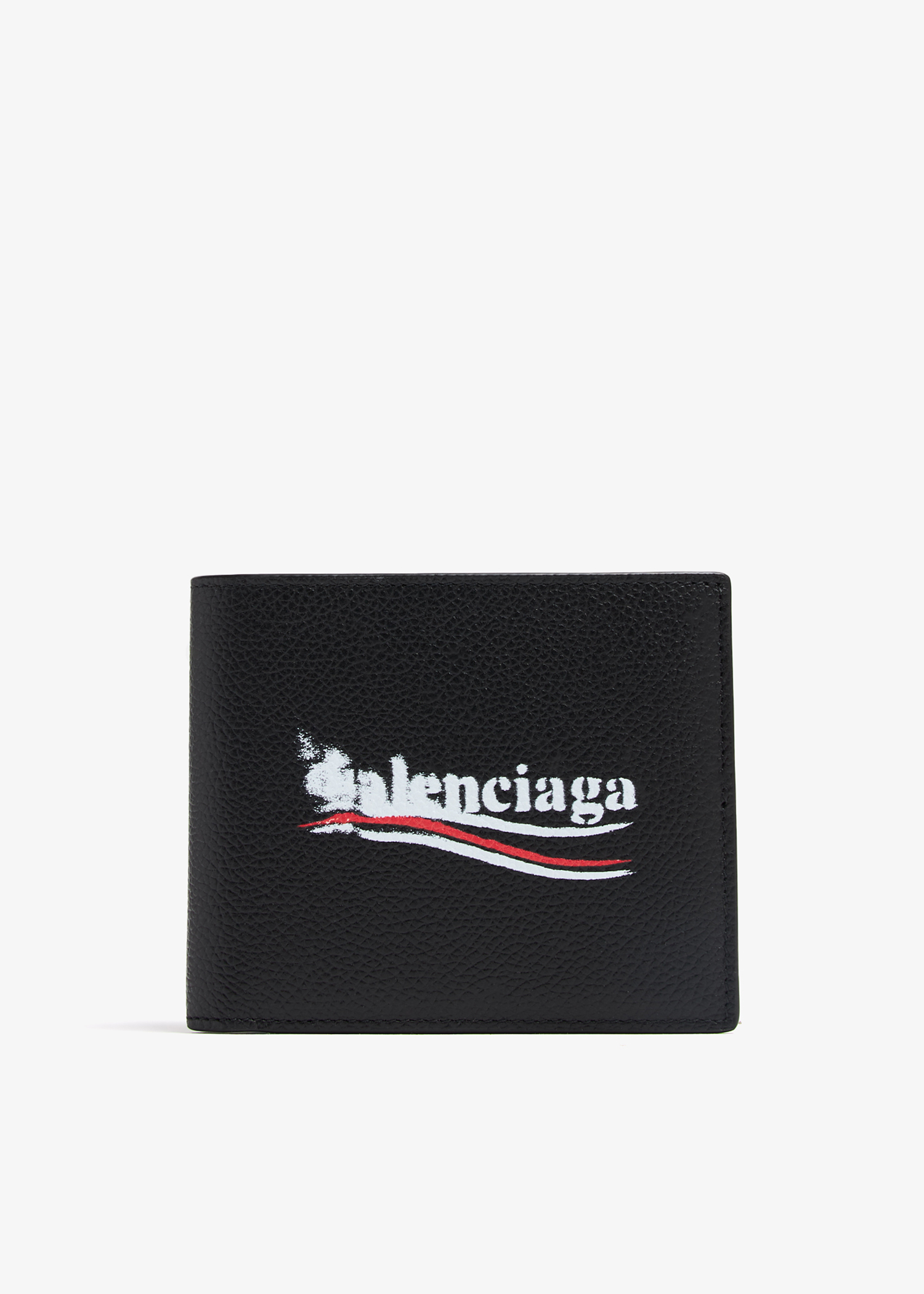 

Cash square folded wallet, Black