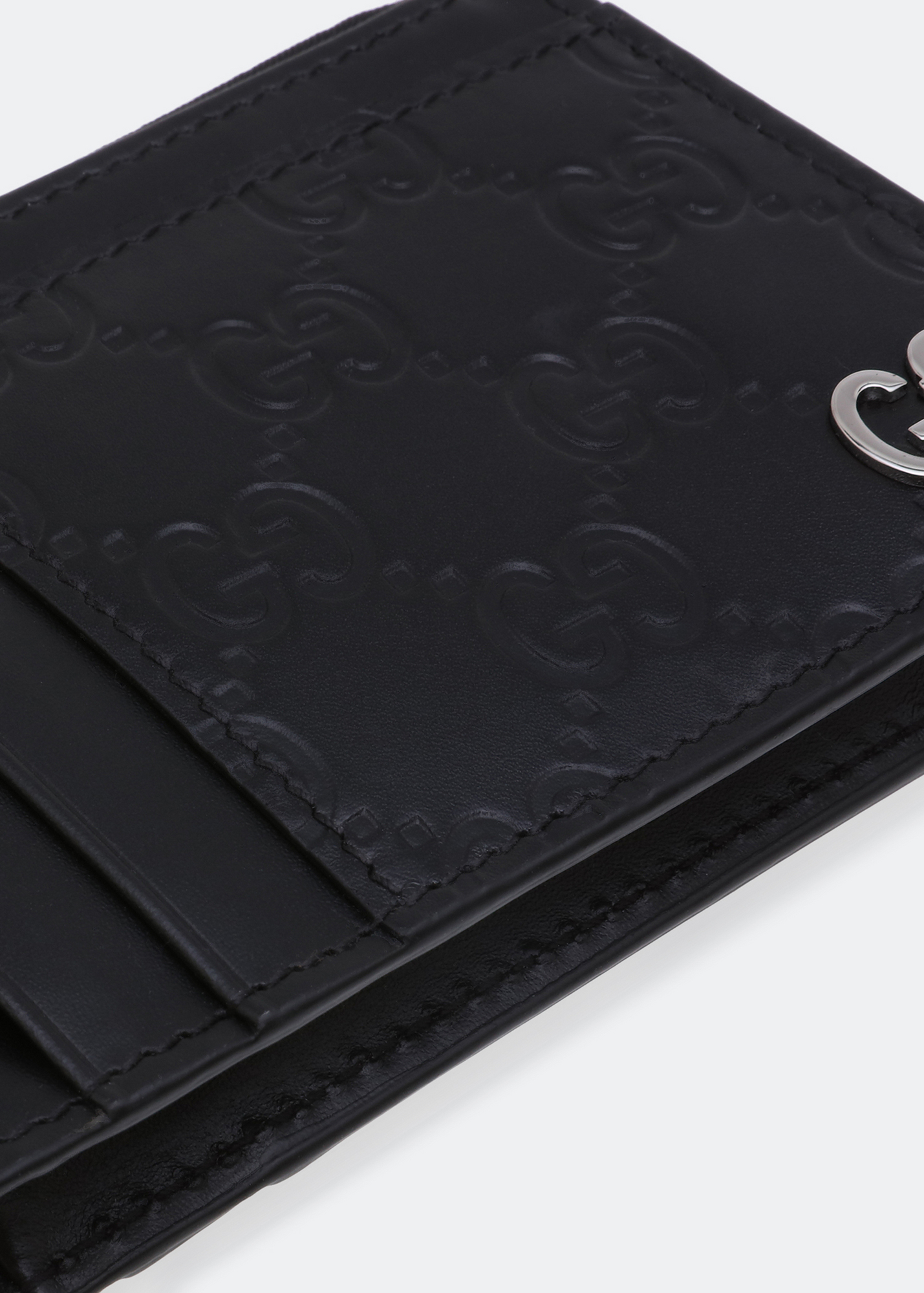 

Signature zip cardholder, Black