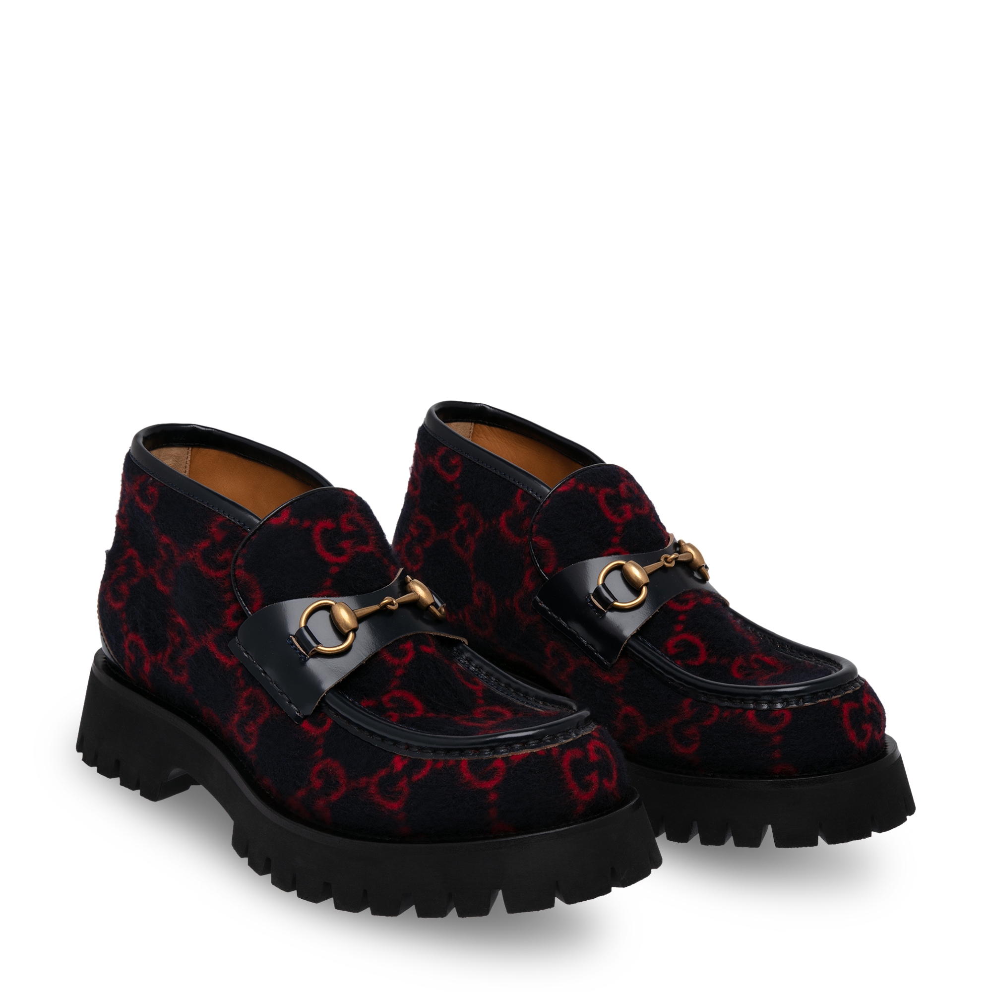 

GG wool ankle boots, Blue