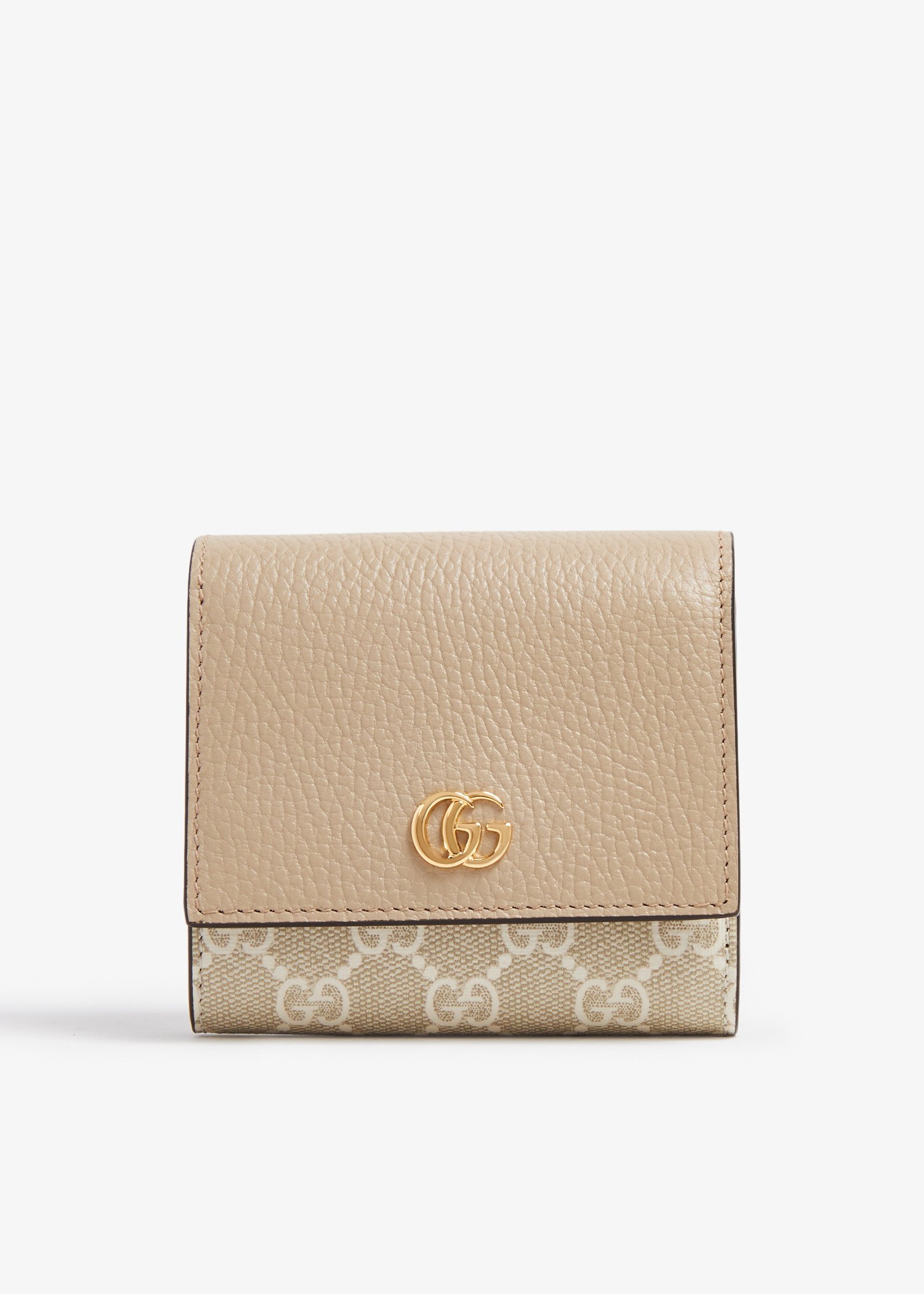 

GG Marmont medium wallet, Beige