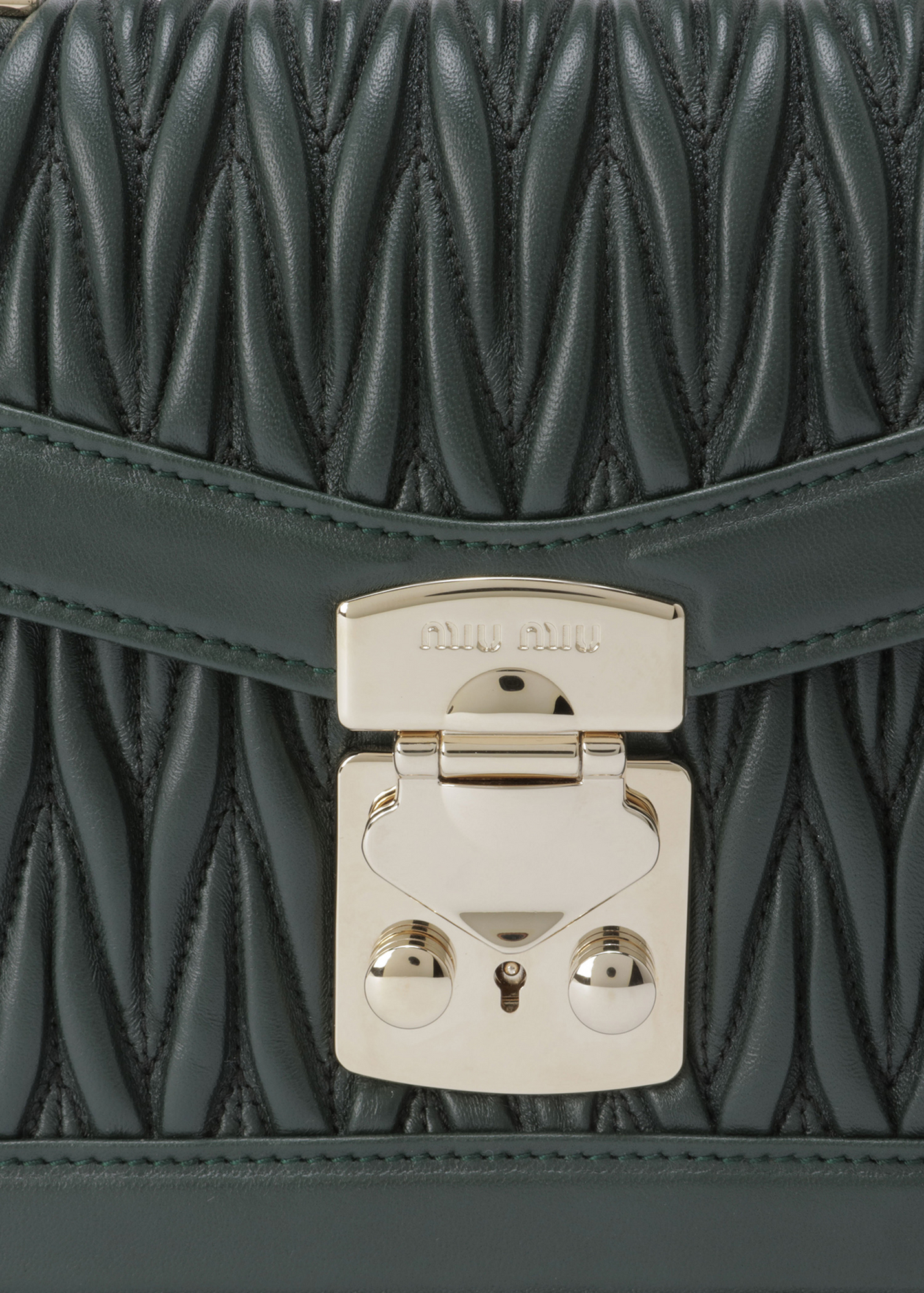 

Miu Confidential handbag, Green