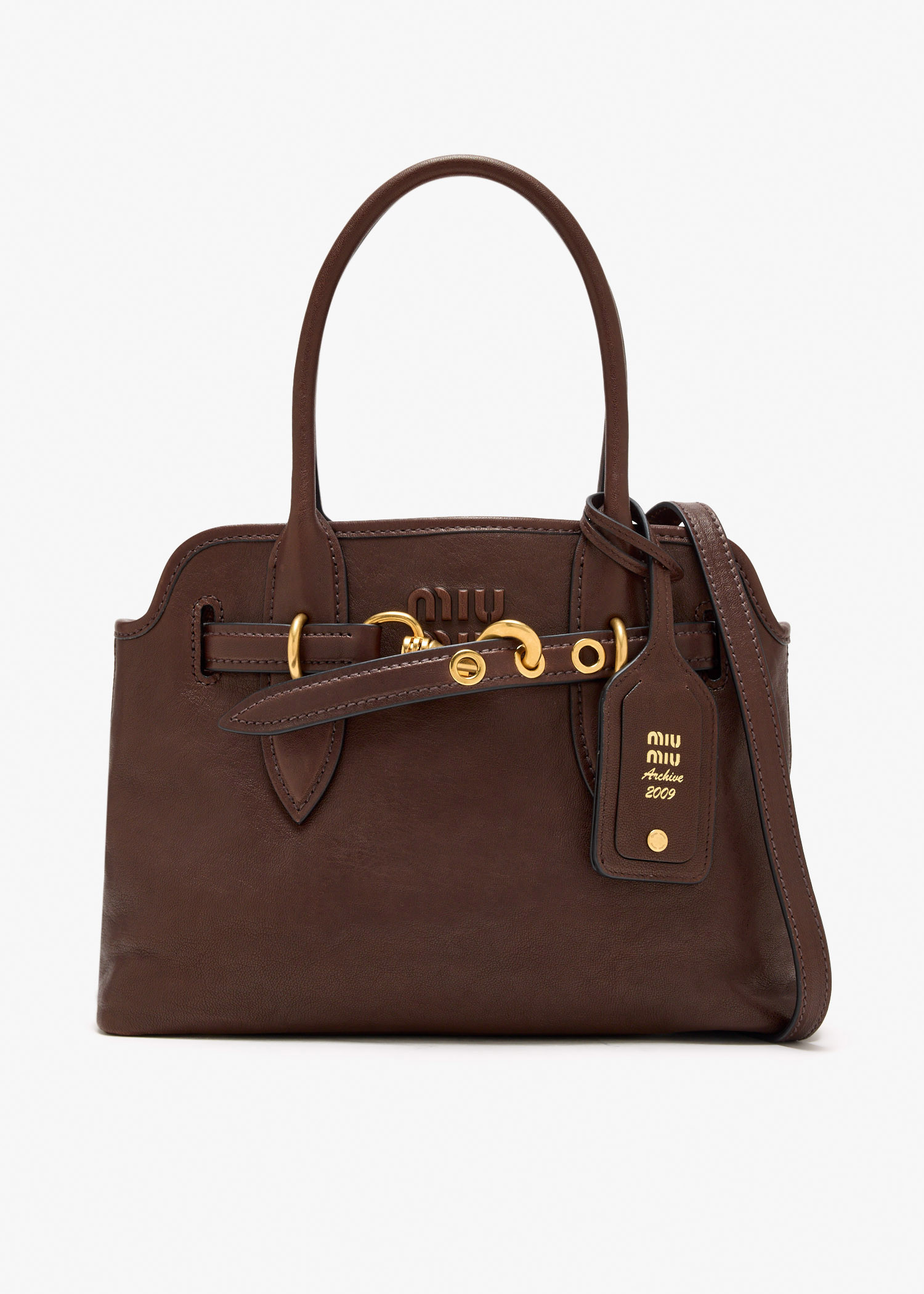

Aventure nappa leather bag, Brown