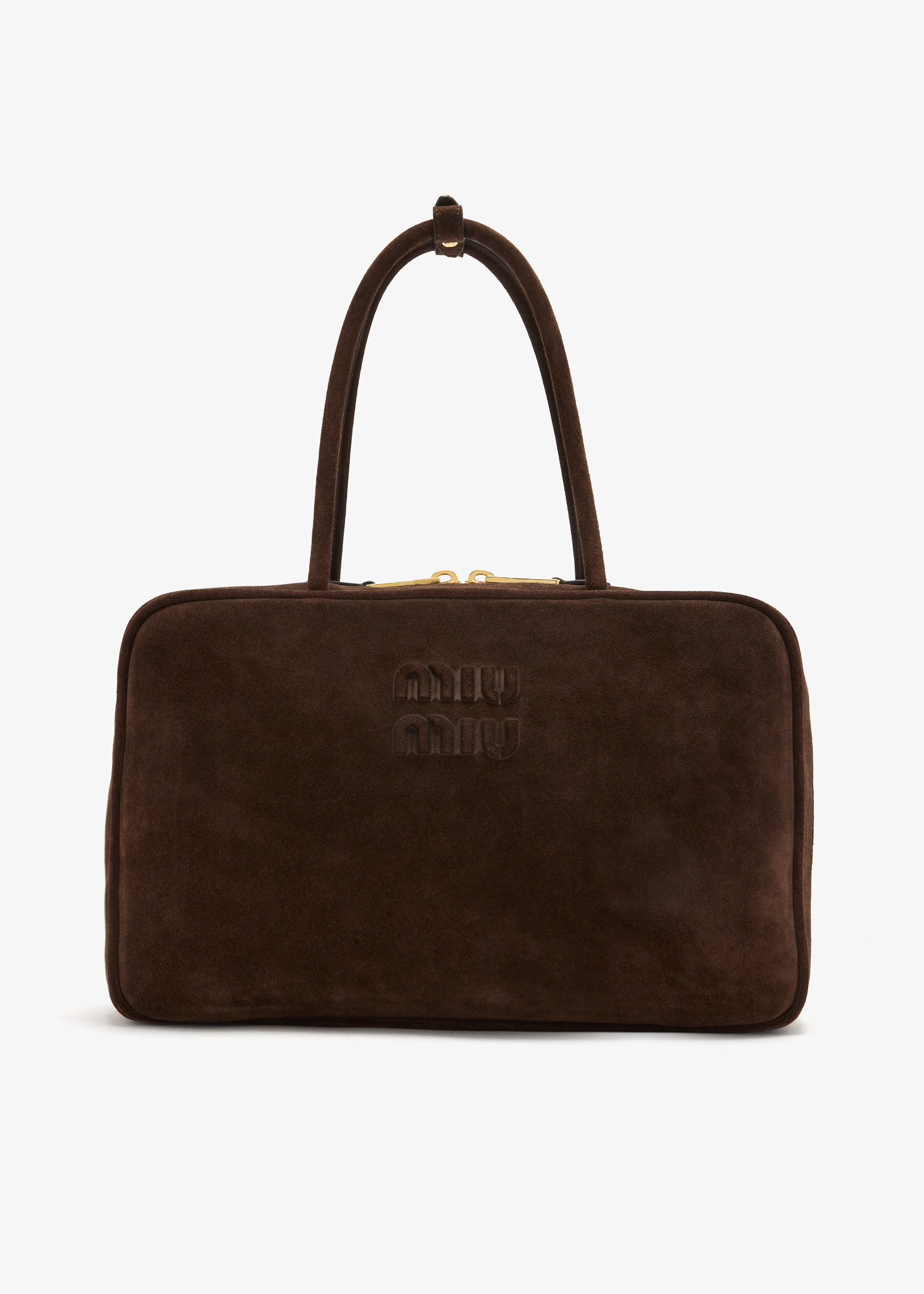 

Suede Beau bag, Brown