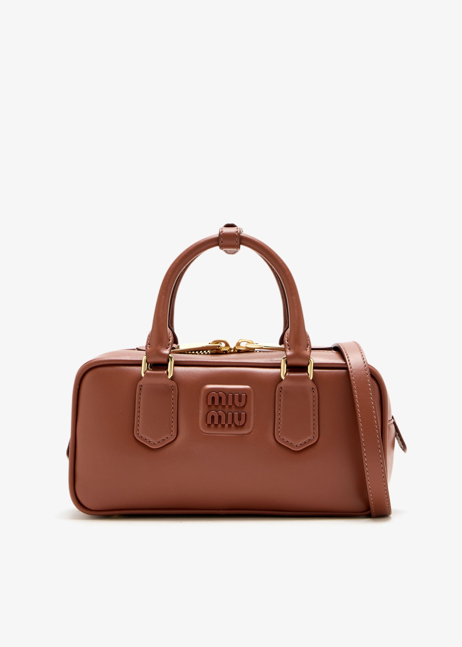 

Arcadie leather bag, Brown
