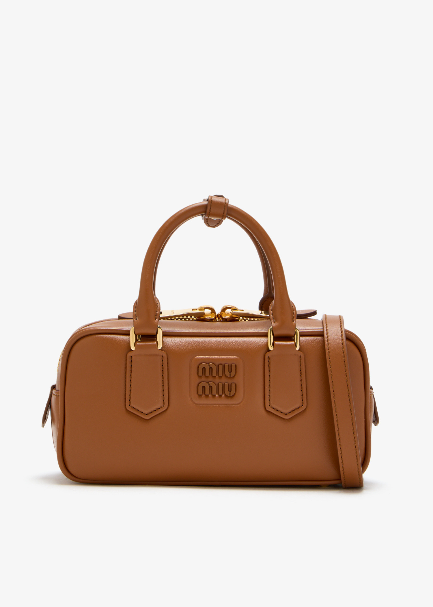 

Arcadie leather bag, Brown