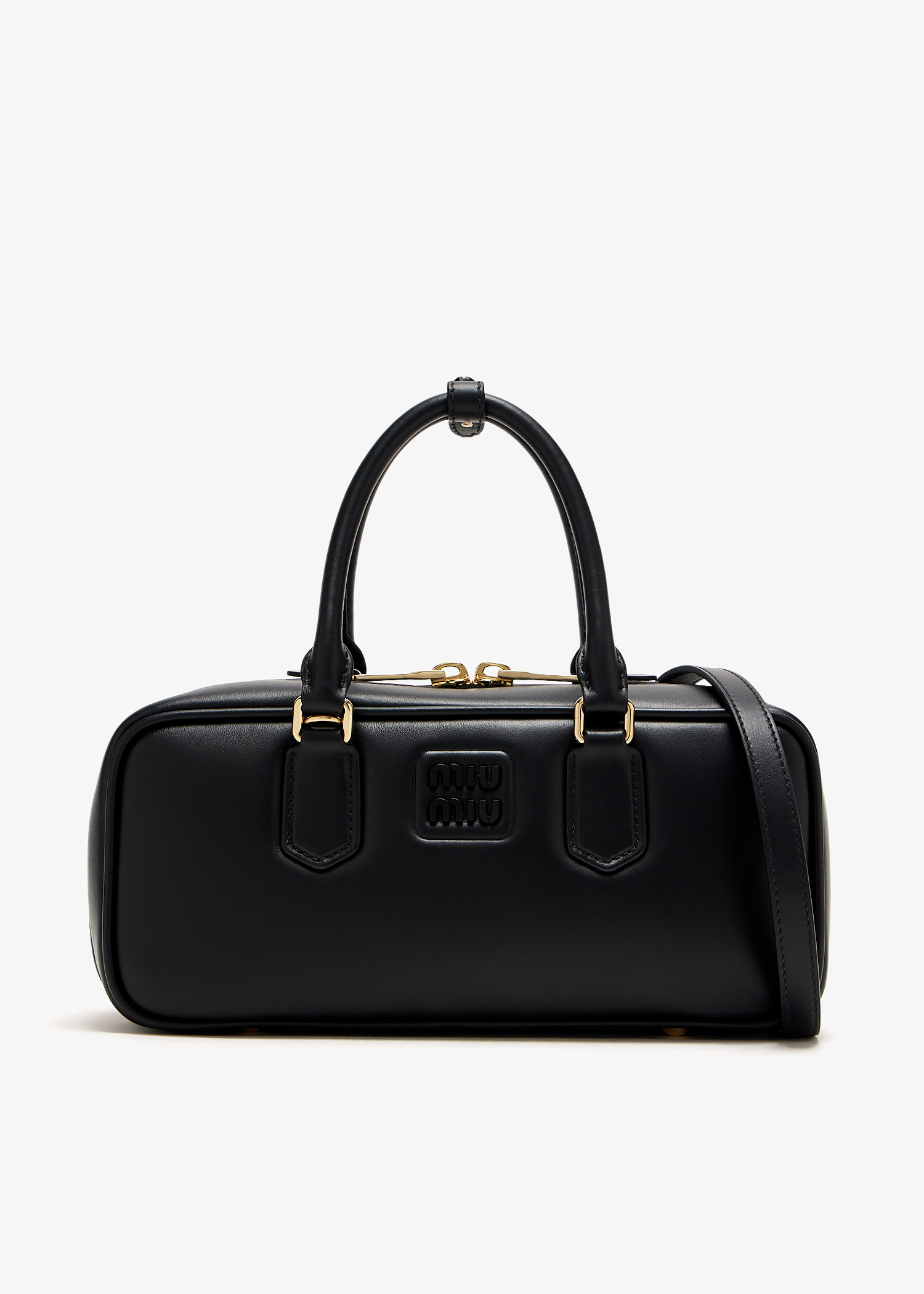

Arcadie leather bag, Black