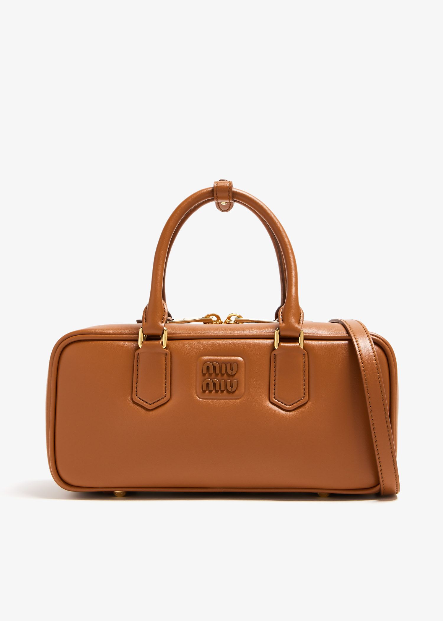 

Arcadie leather bag, Brown