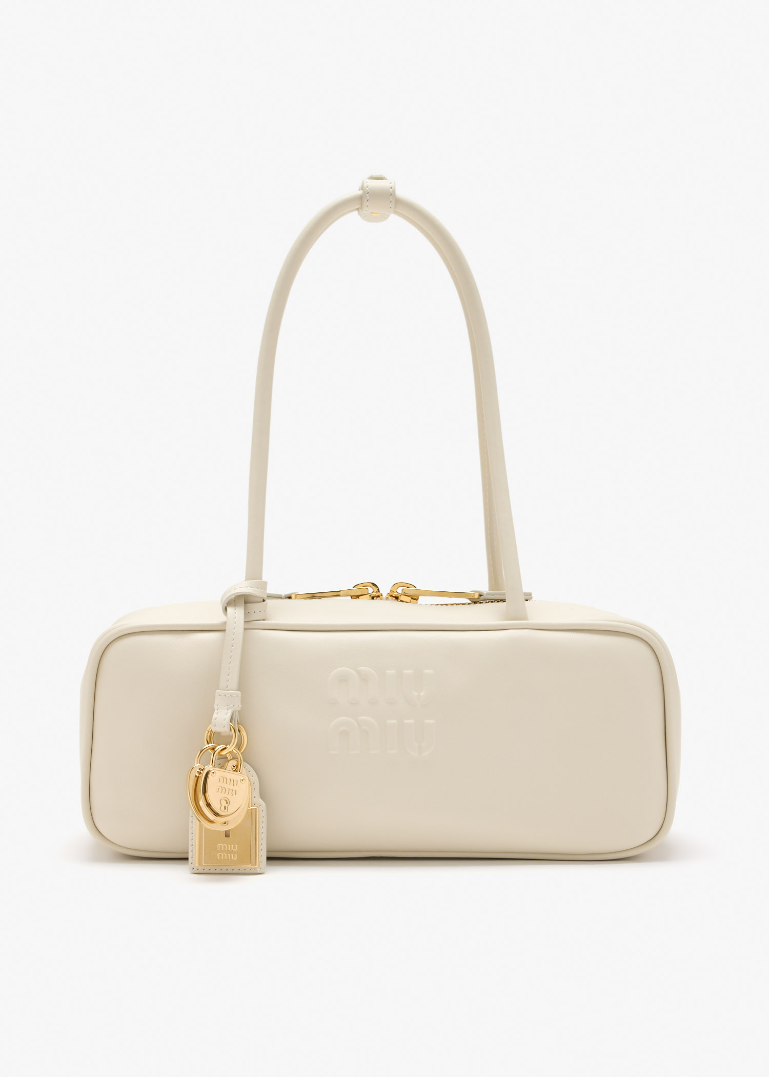 

Beau leather bag, Cream