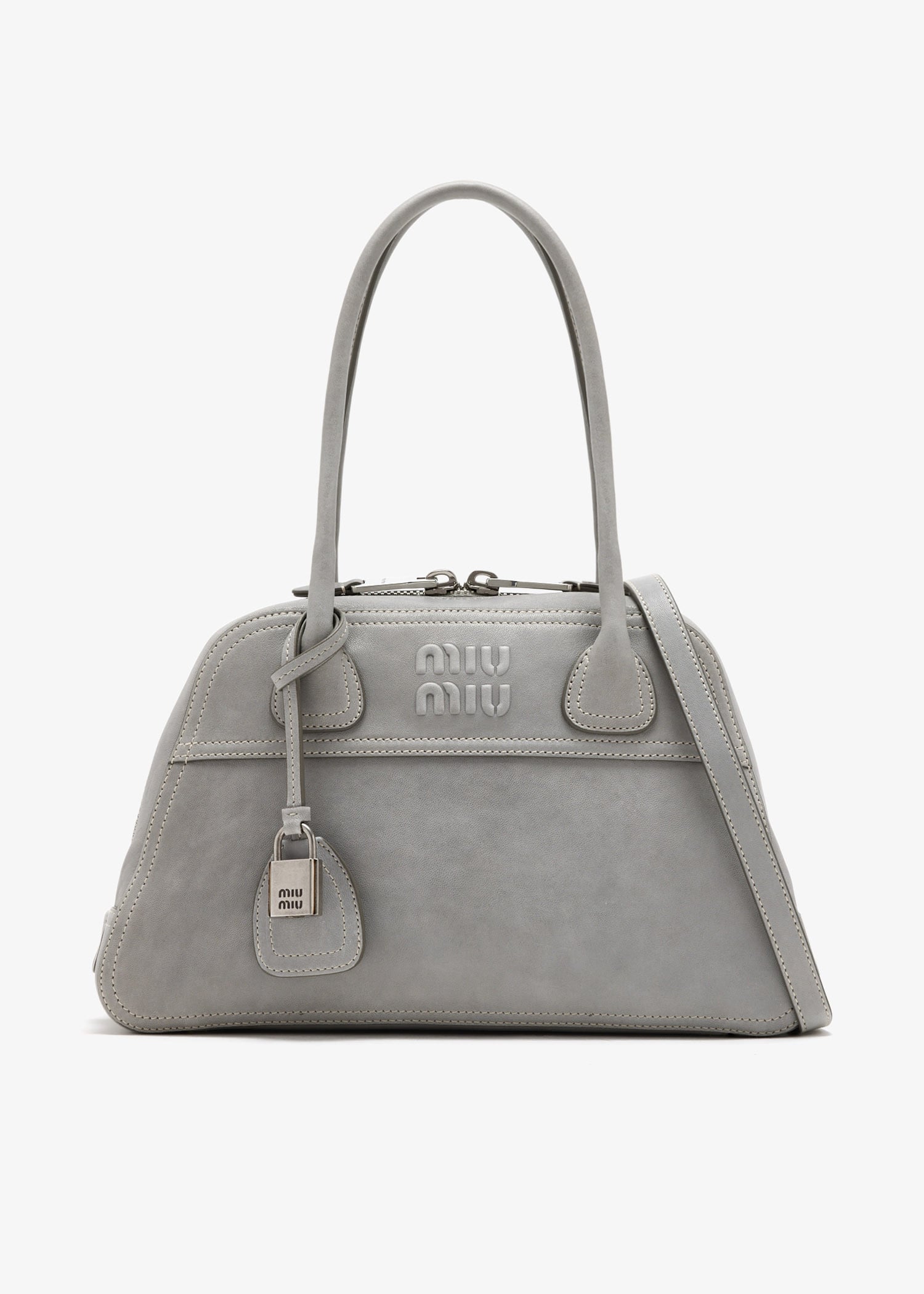 

Vivant nappa leather bag, Grey