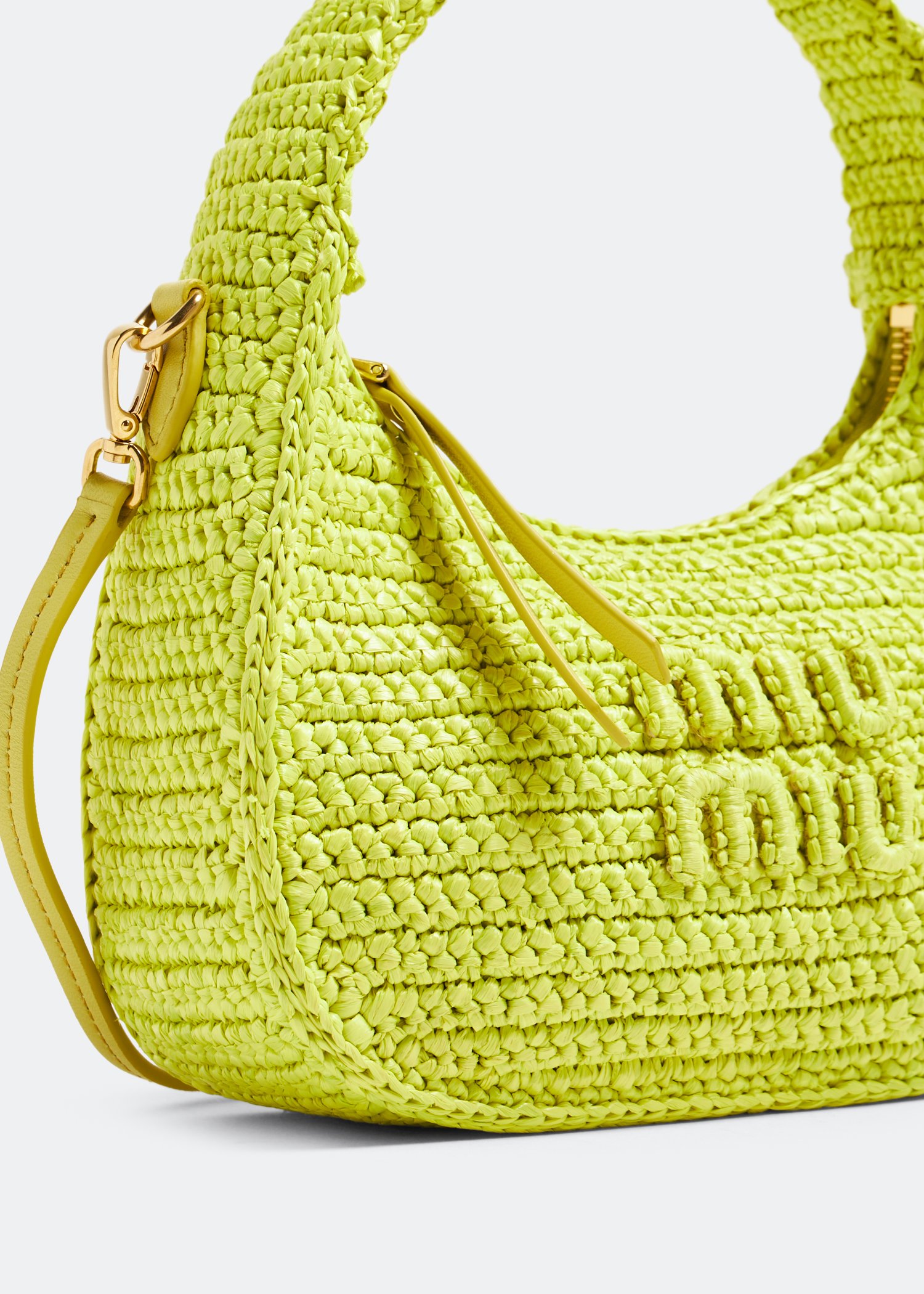 

Wander crochet hobo bag, Green