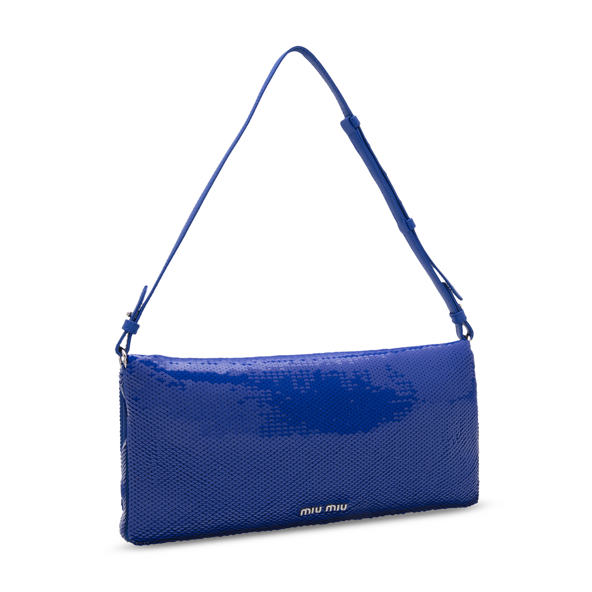 

Crystal shoulder bag, Blue