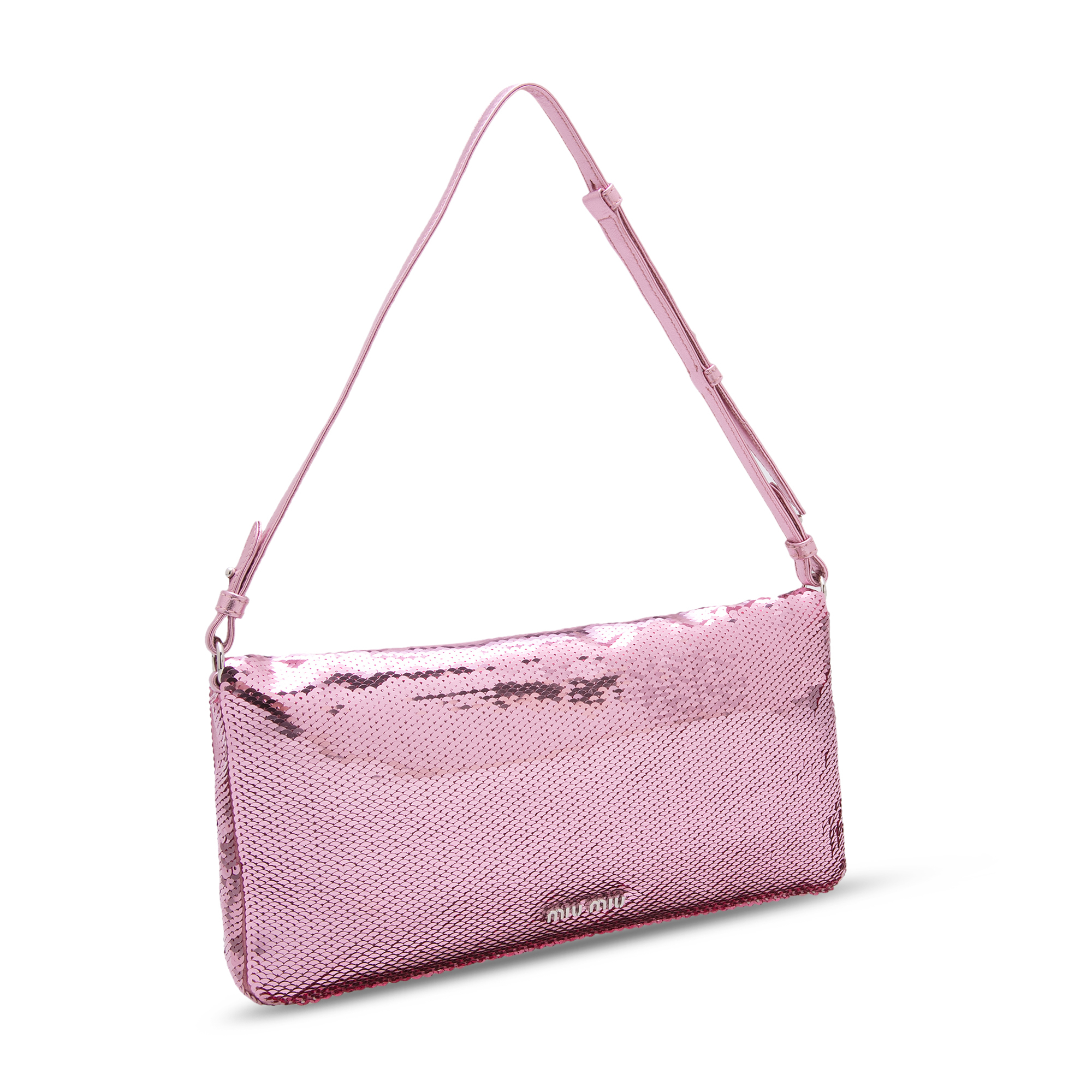 

Crystal shoulder bag, Pink