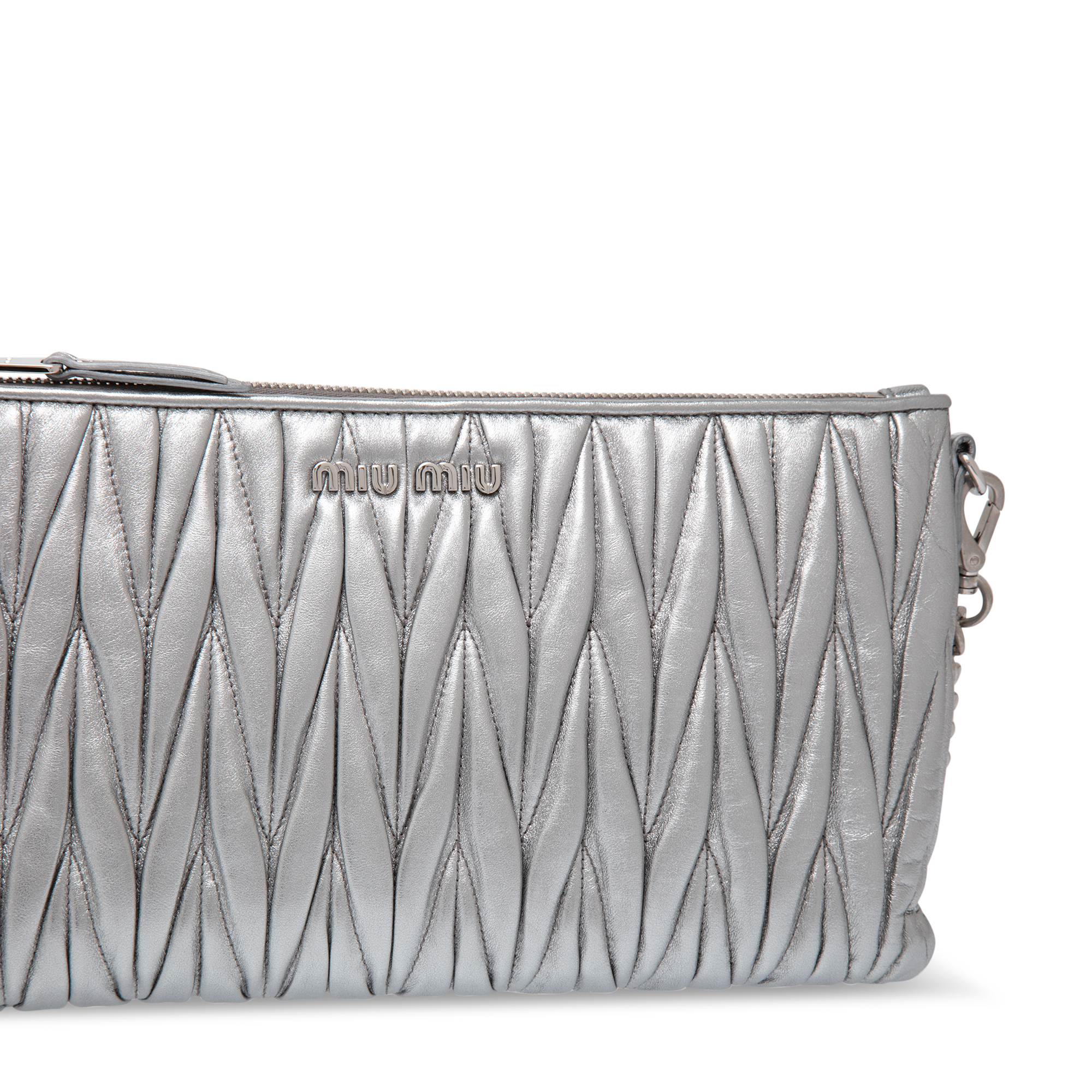 

Matelassé shoulder bag, Metallic