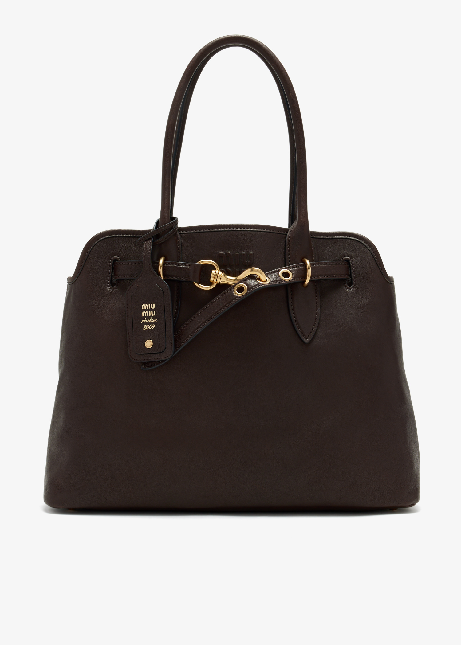 

Aventure nappa leather bag, Brown