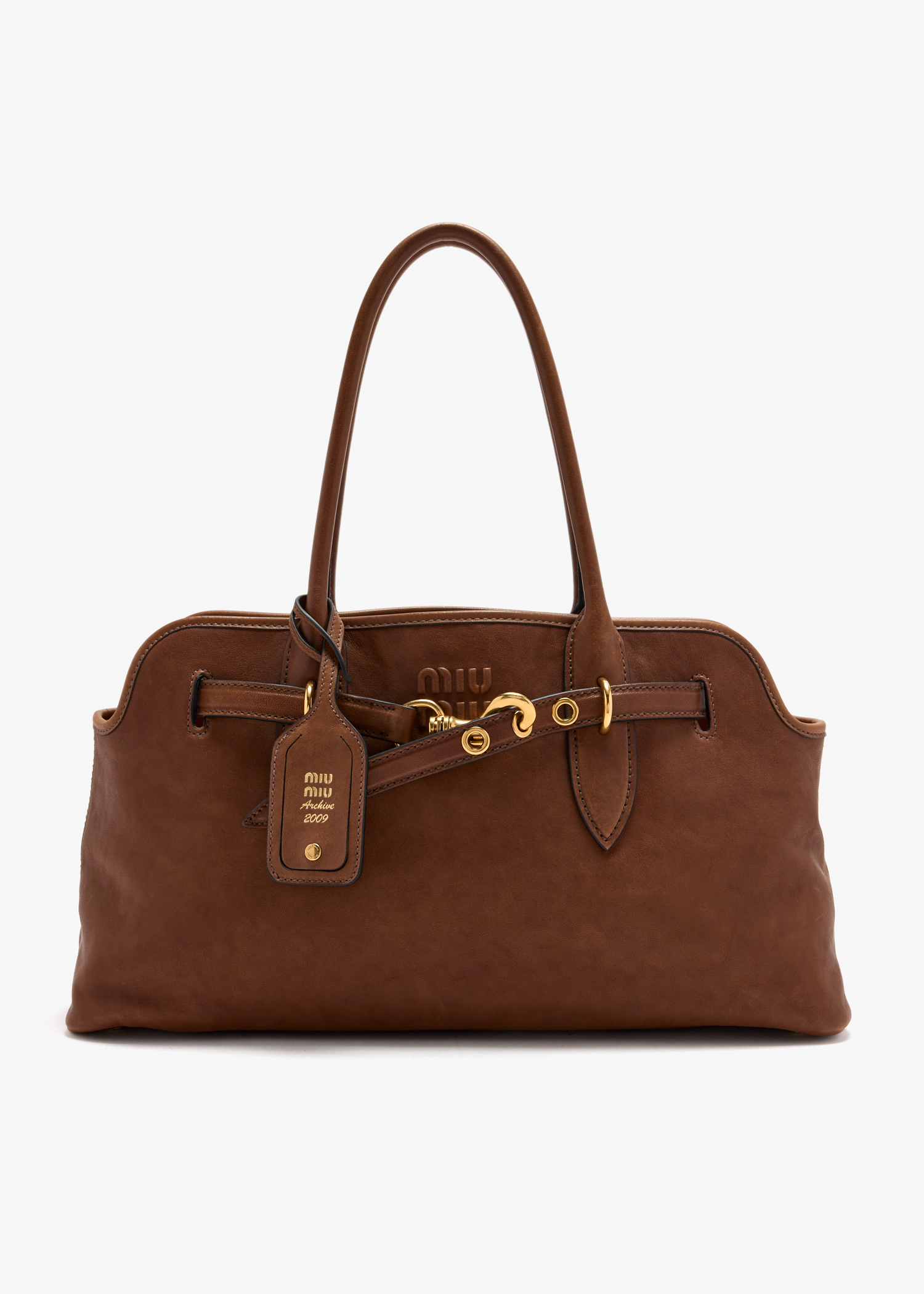 

Aventure nappa leather bag, Brown