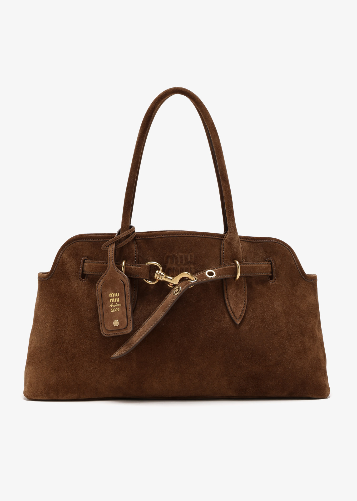 

Aventure suede bag, Brown