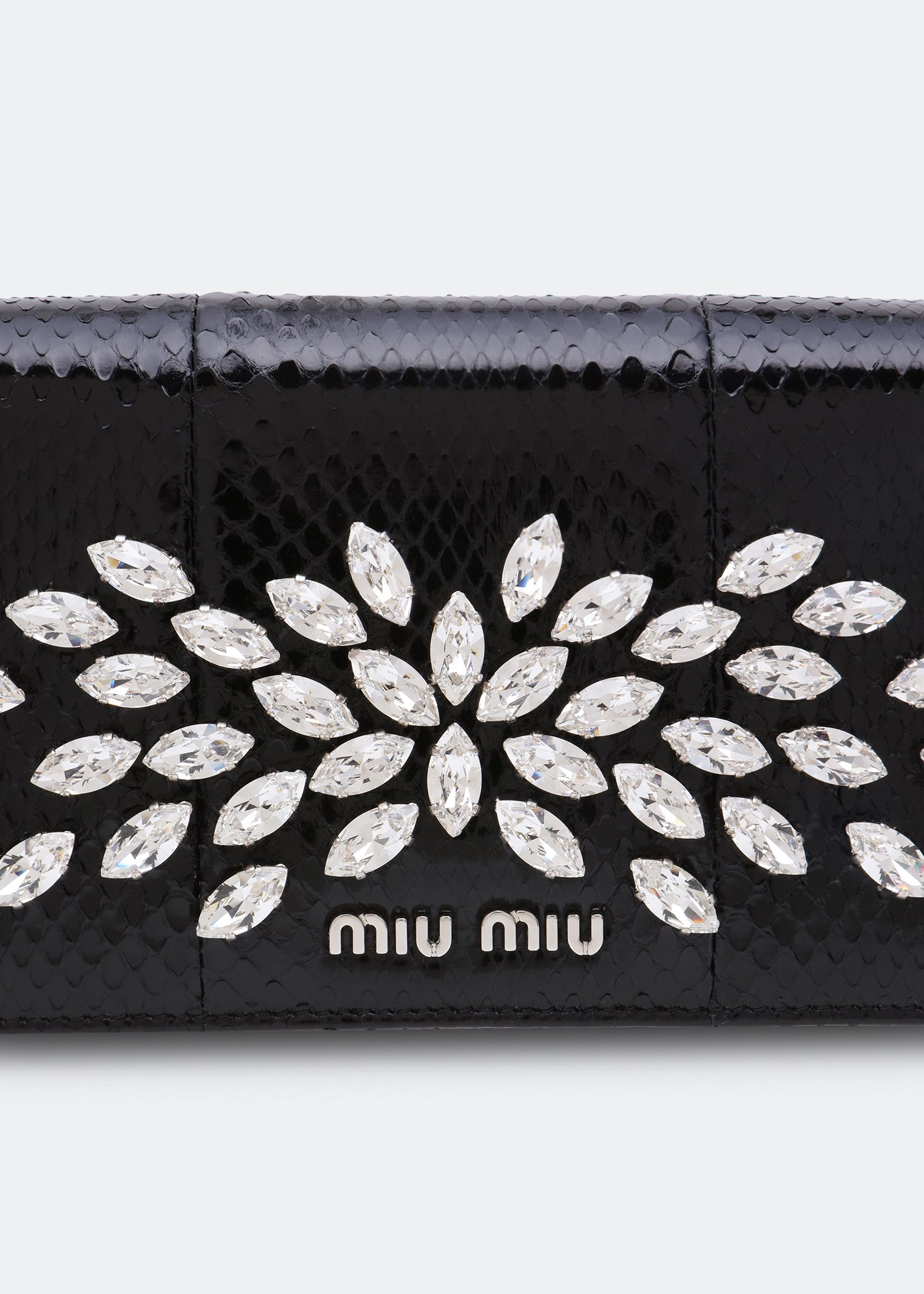 

Ayers crystal-embellished bag, Black