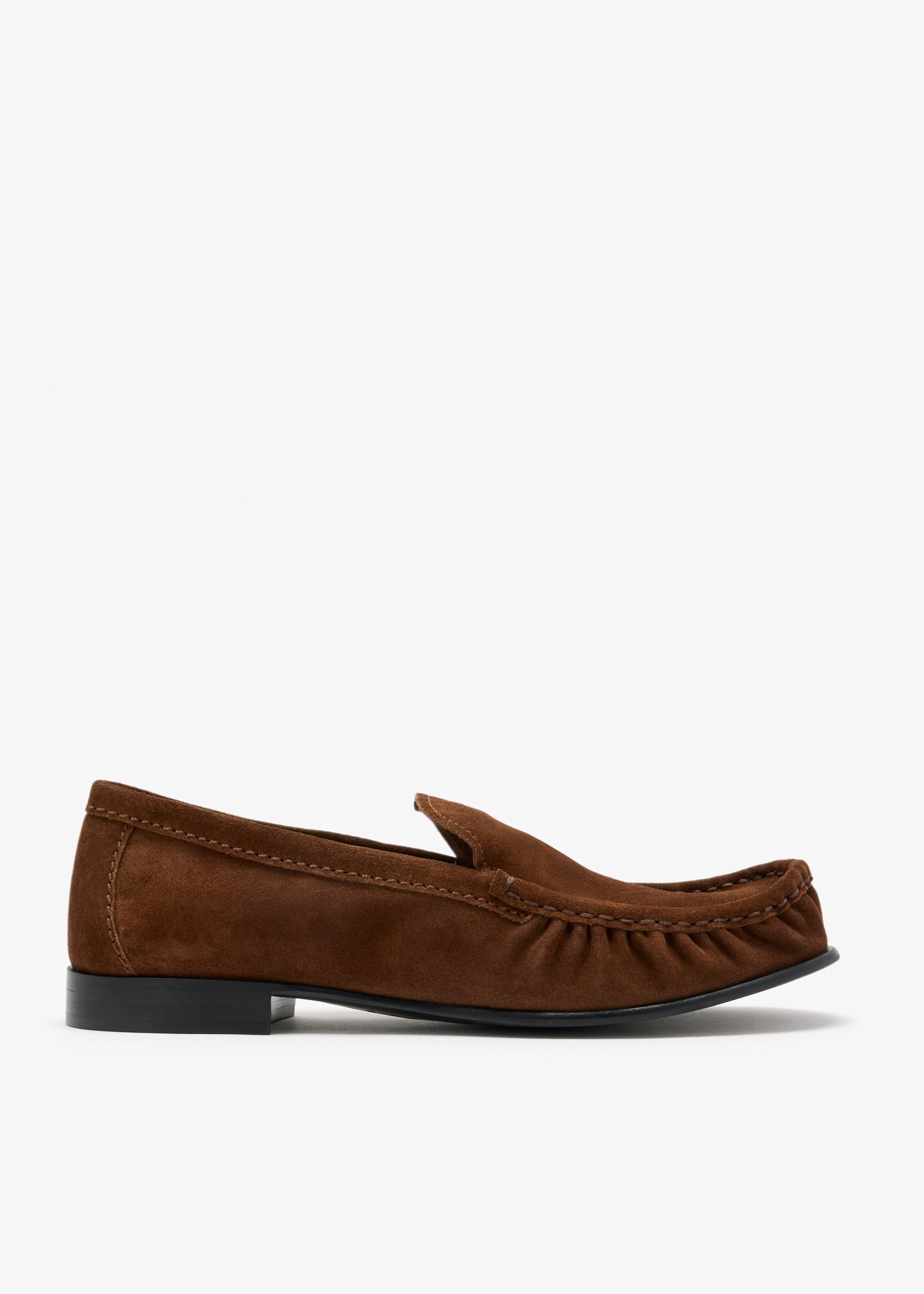 

Suede loafers, Brown