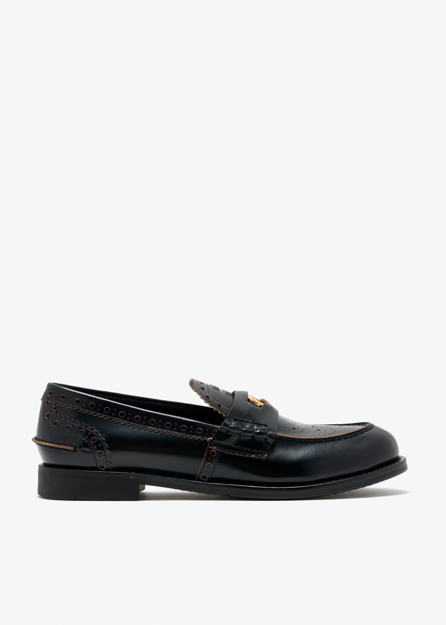 

Leather loafers, Black