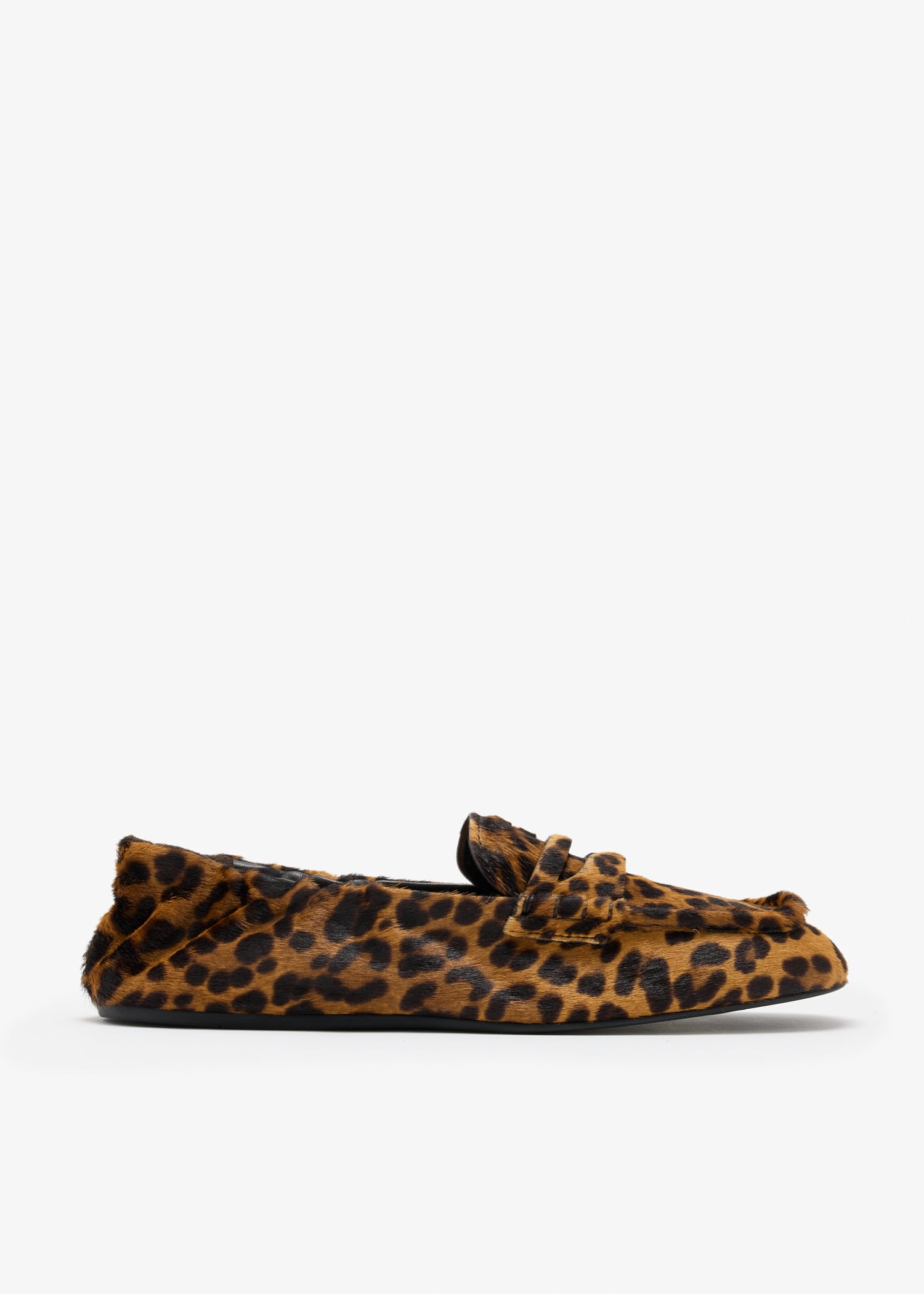 

Ruches printed leather loafers, Animal printed