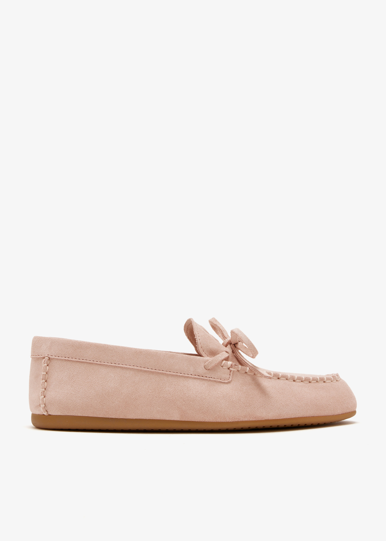 

Suede loafers, Pink