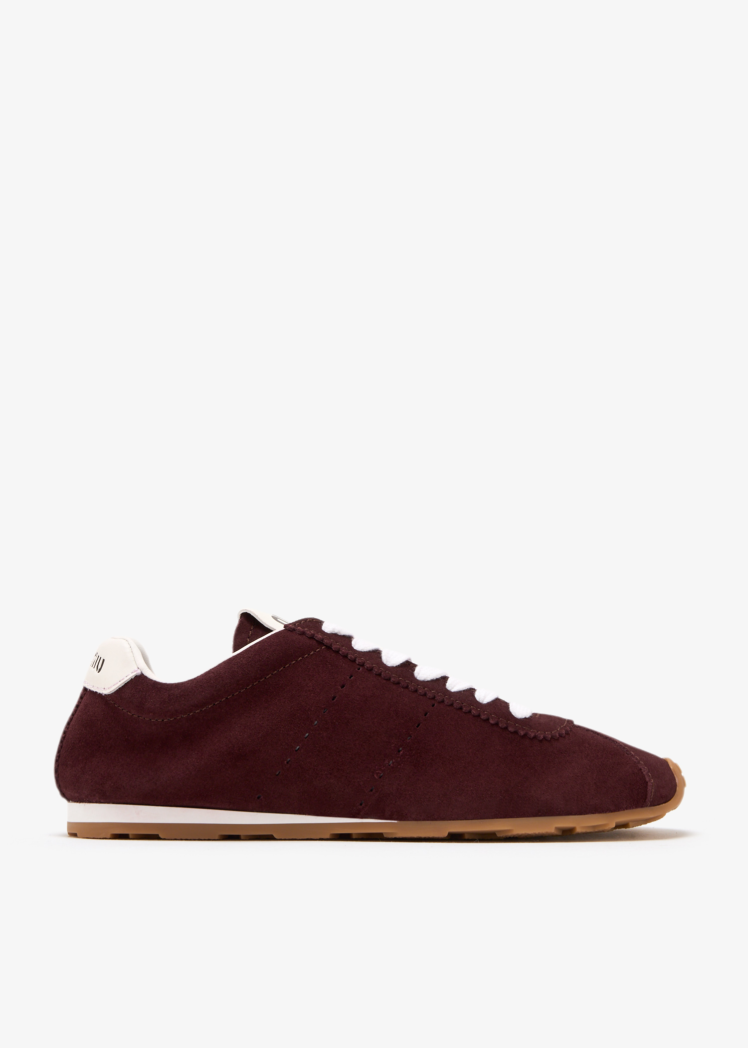 

Plume suede sneakers, Burgundy