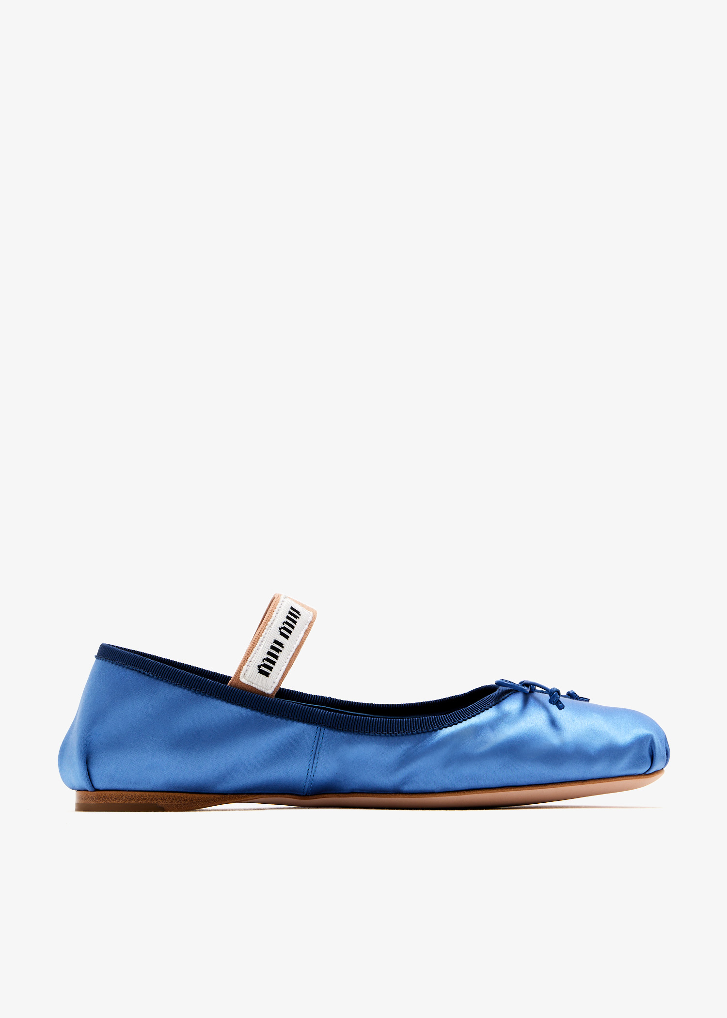 

Satin ballerinas, Blue